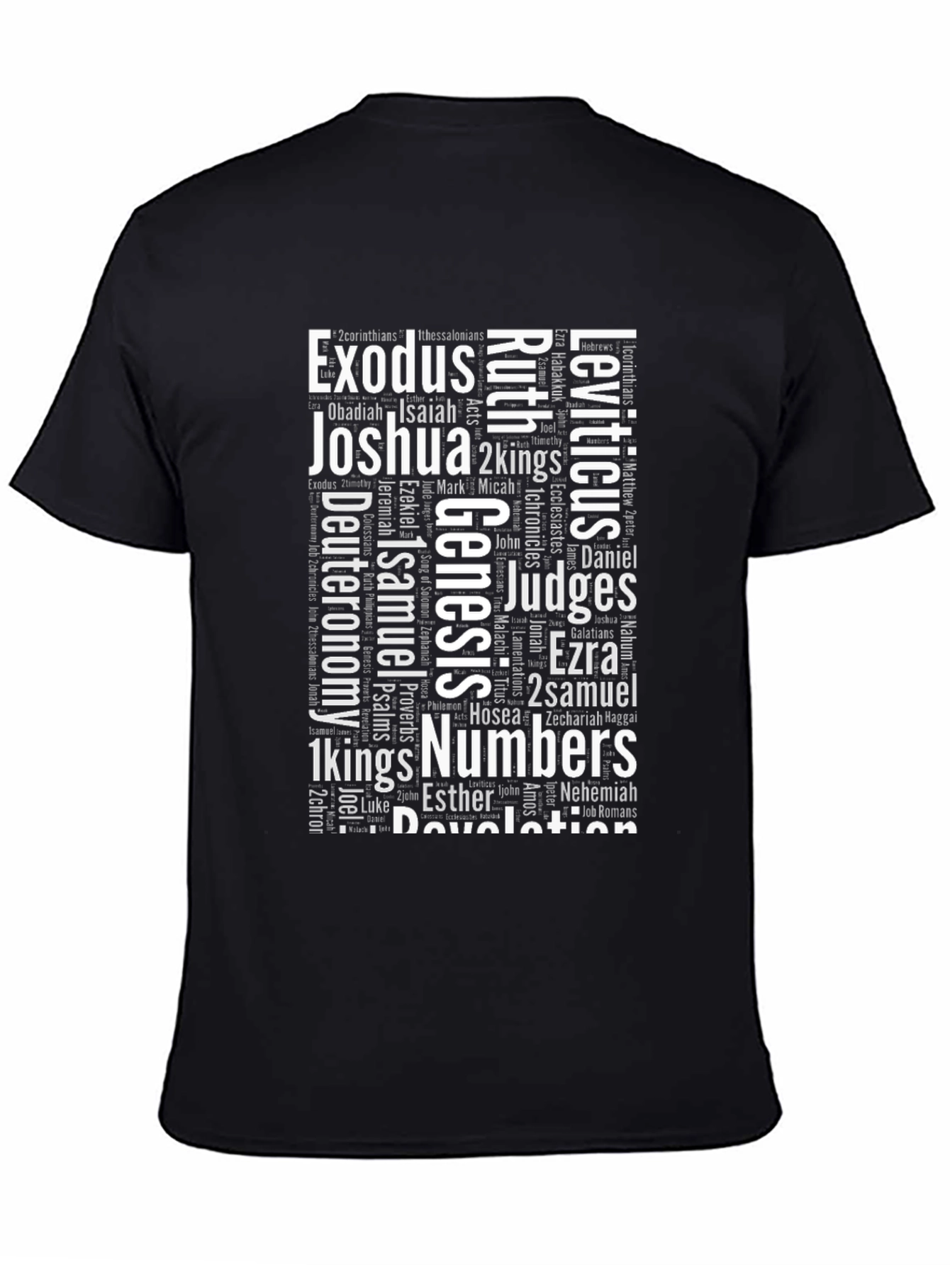 Black Bible Books T-Shirt
