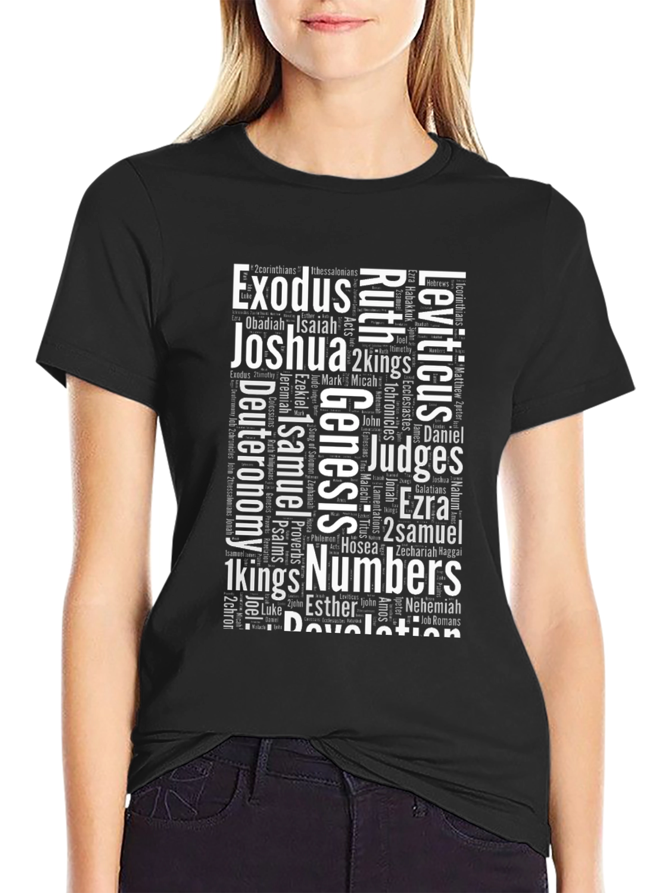 Black Bible Books T-Shirt