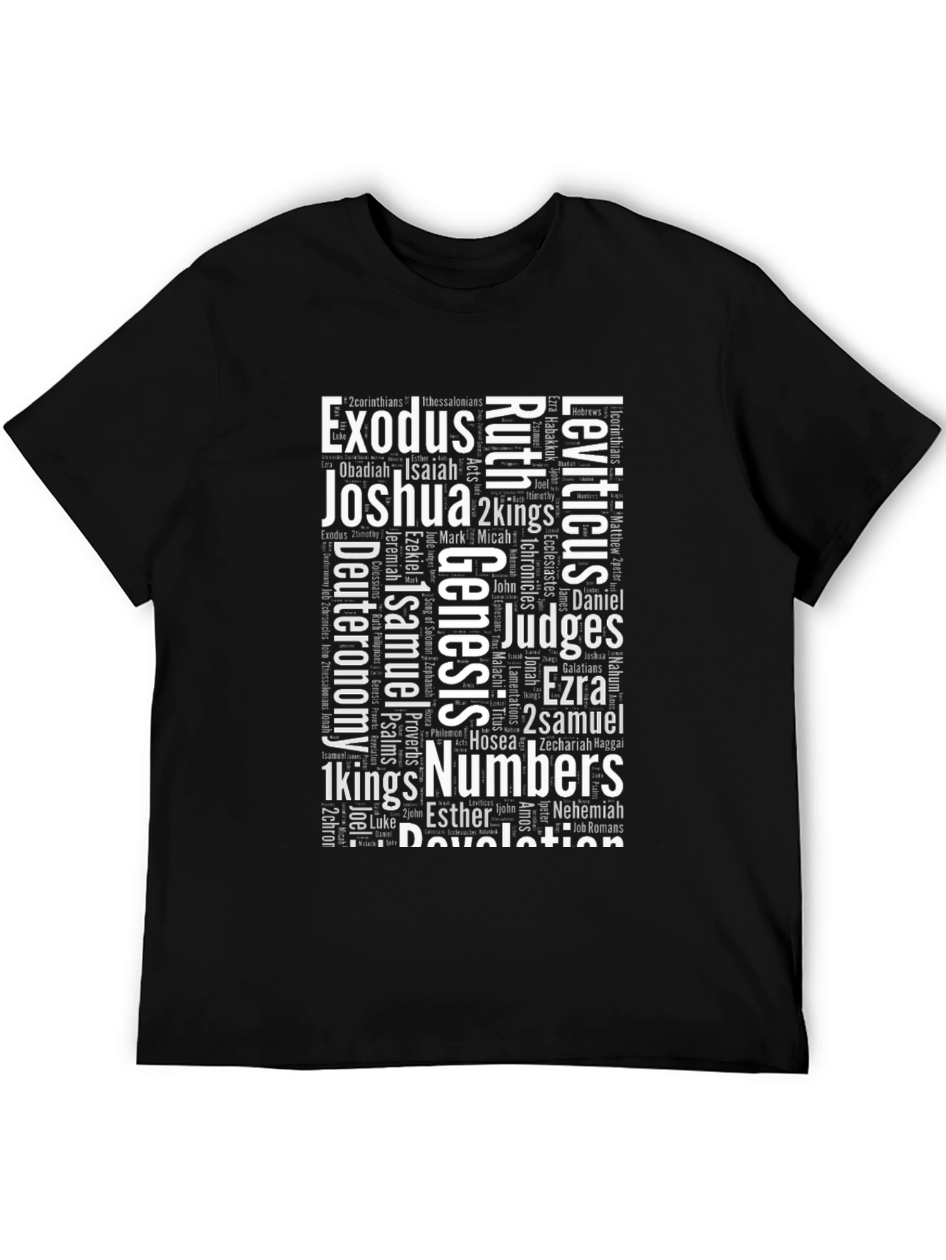 Black Bible Books T-Shirt