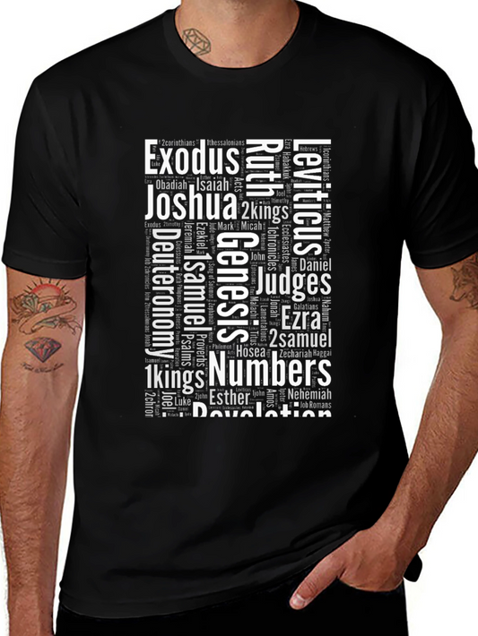 Black Bible Books T-Shirt