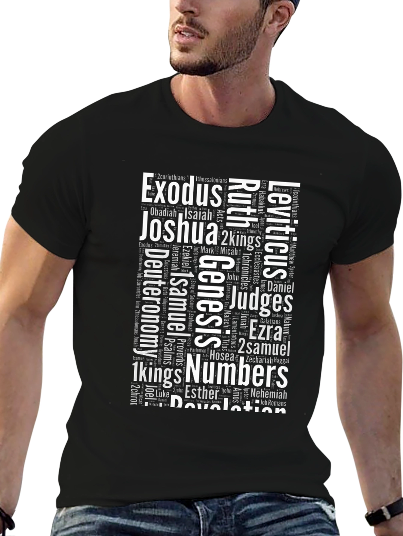 Black Bible Books T-Shirt