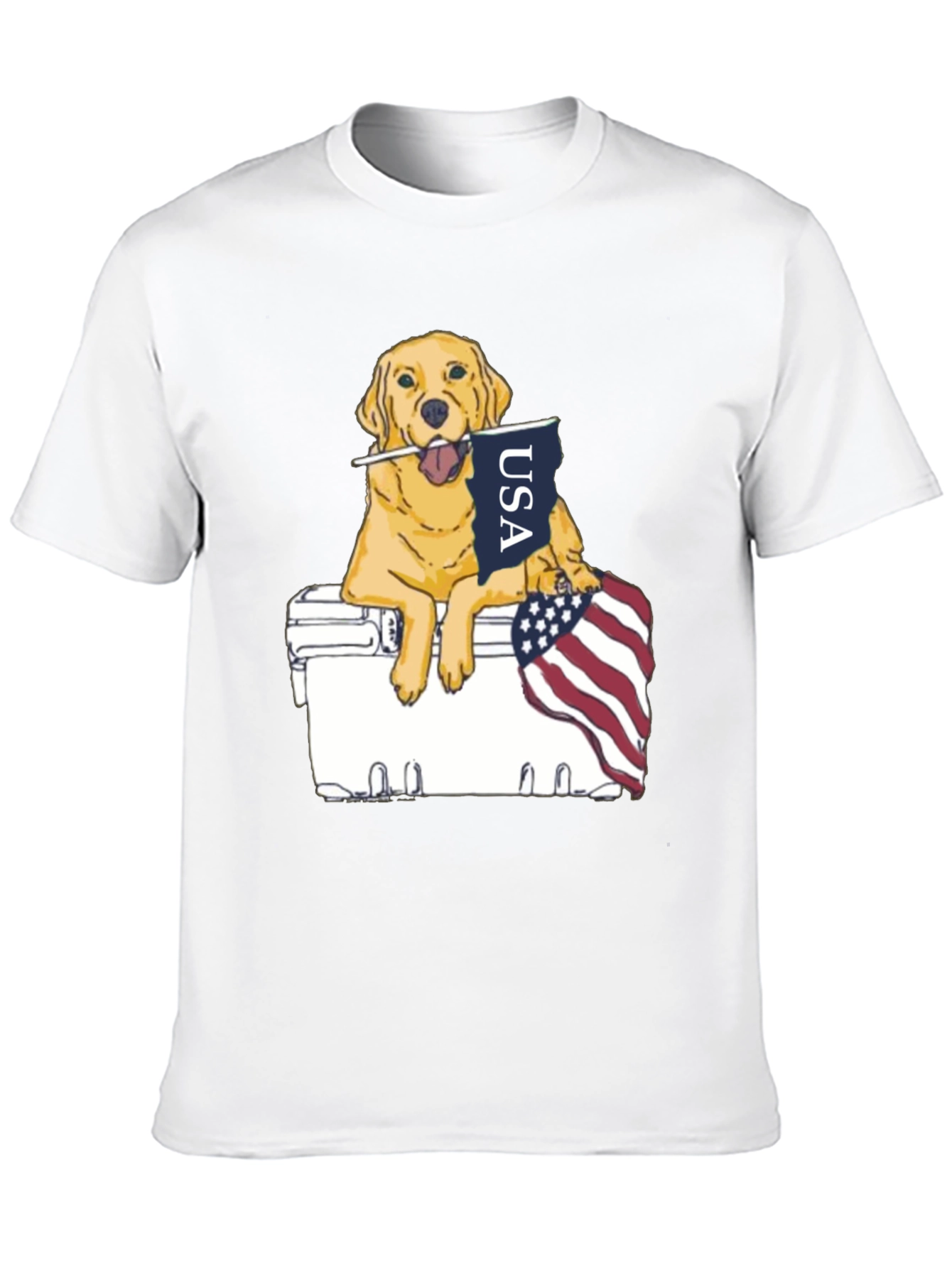 USA Dog Graphic Tee