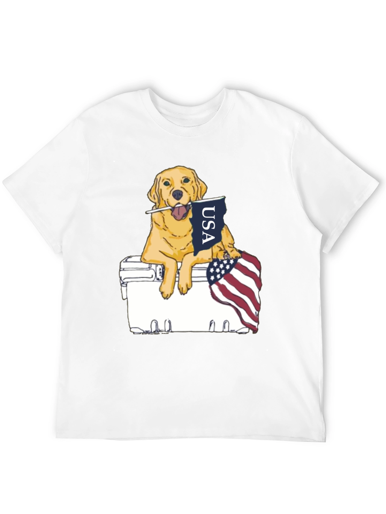 USA Dog Graphic Tee