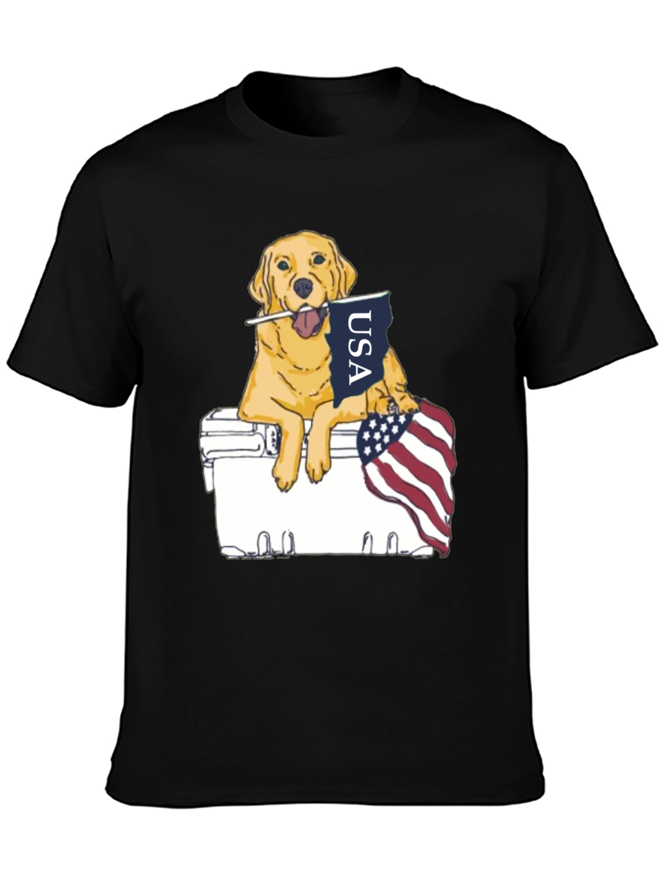 USA Dog Graphic Tee