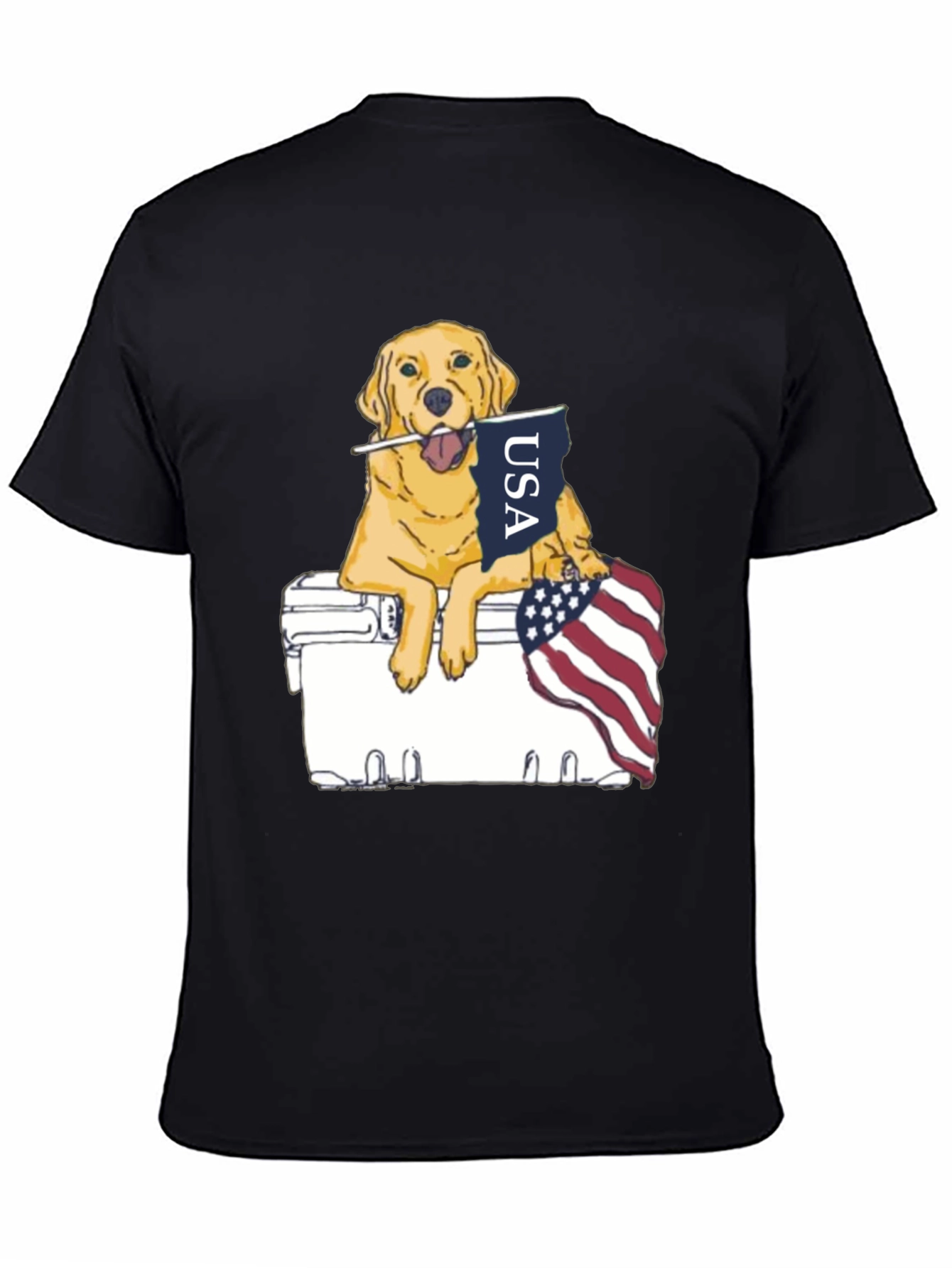 USA Dog Graphic Tee