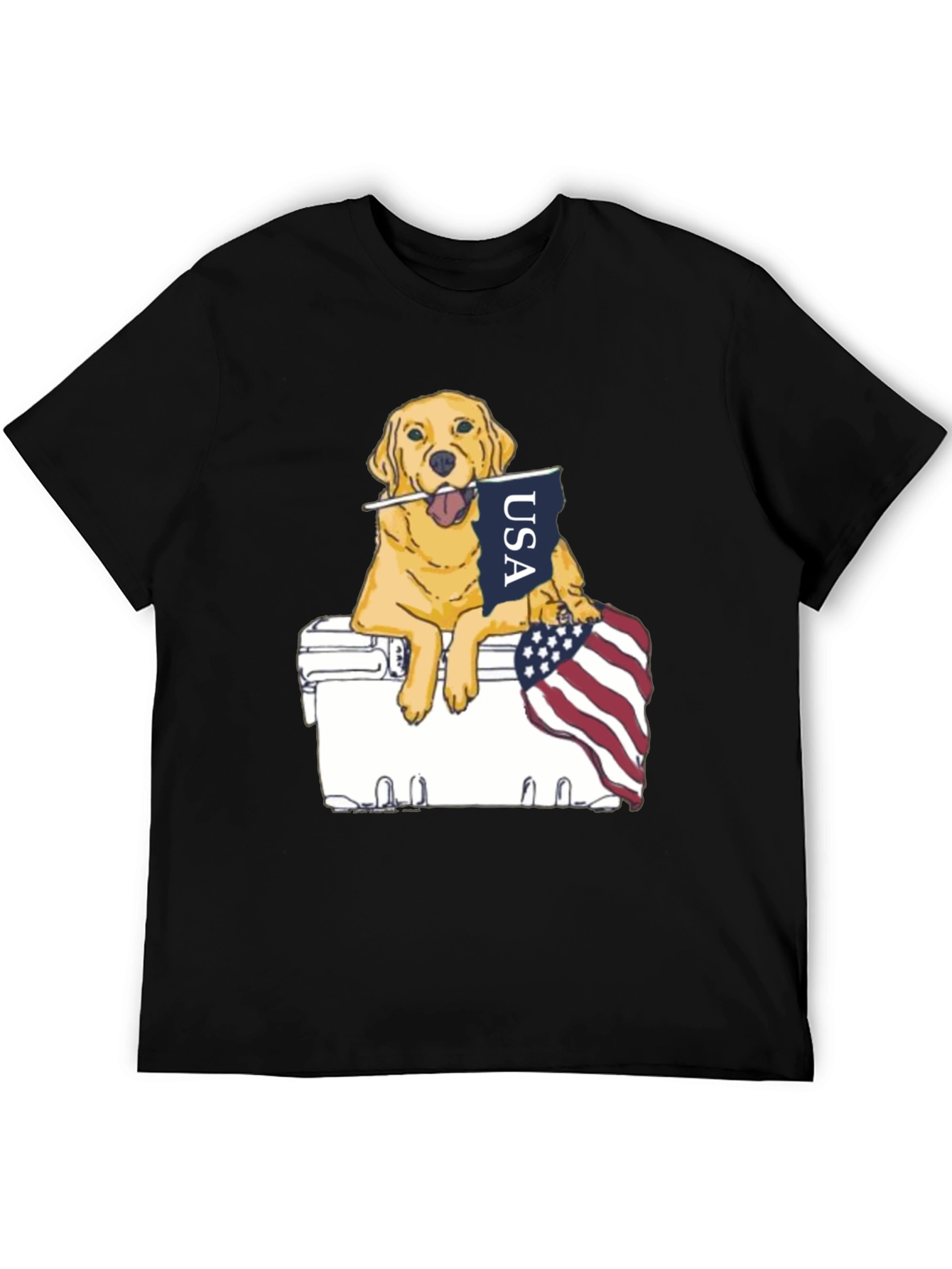 USA Dog Graphic Tee