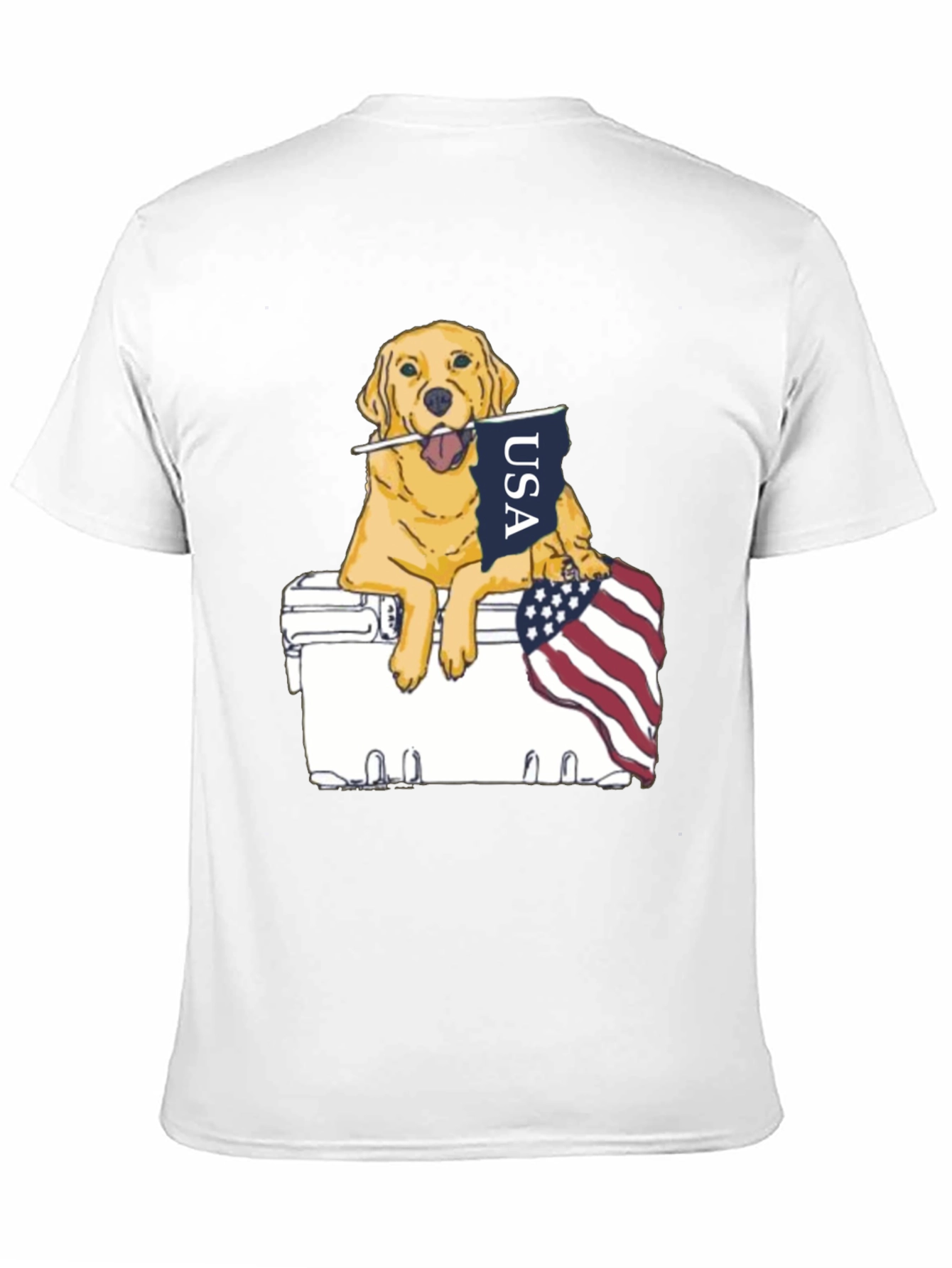 USA Dog Graphic Tee
