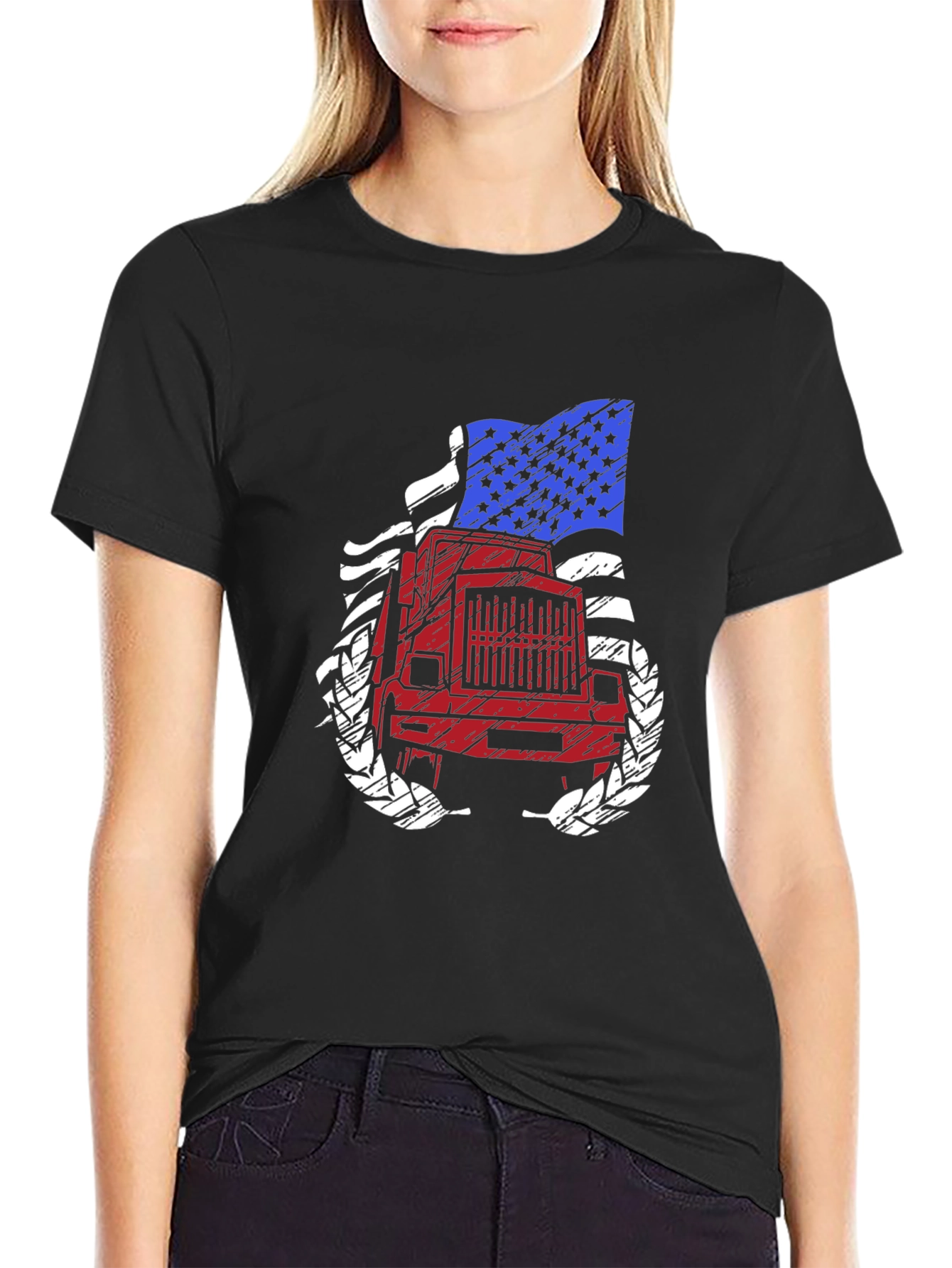 American Trucker Graphic T-Shirt