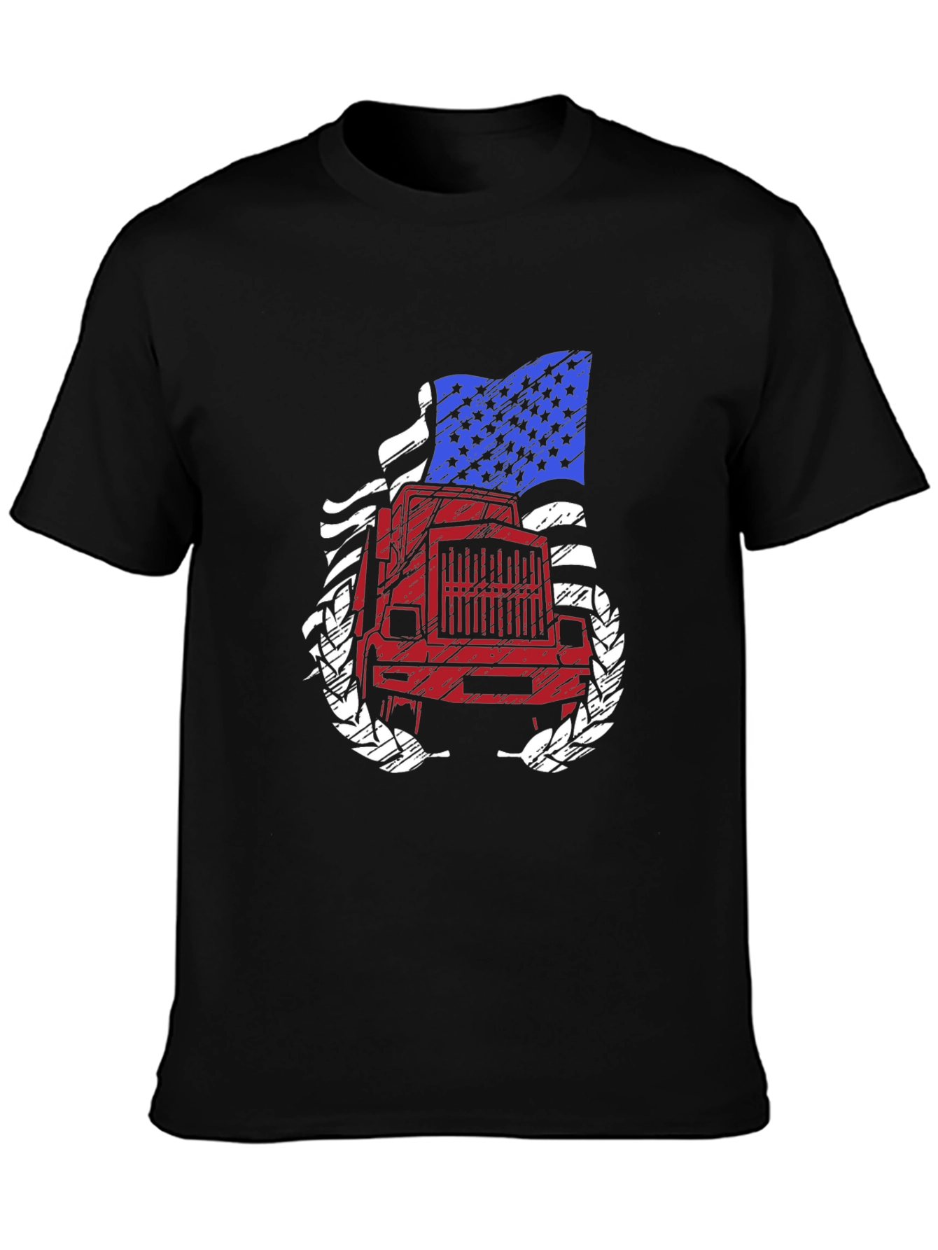 American Trucker Graphic T-Shirt