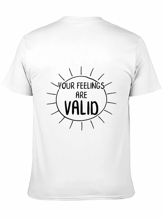 Your Feelings Are Valid Graphic Tee - Black