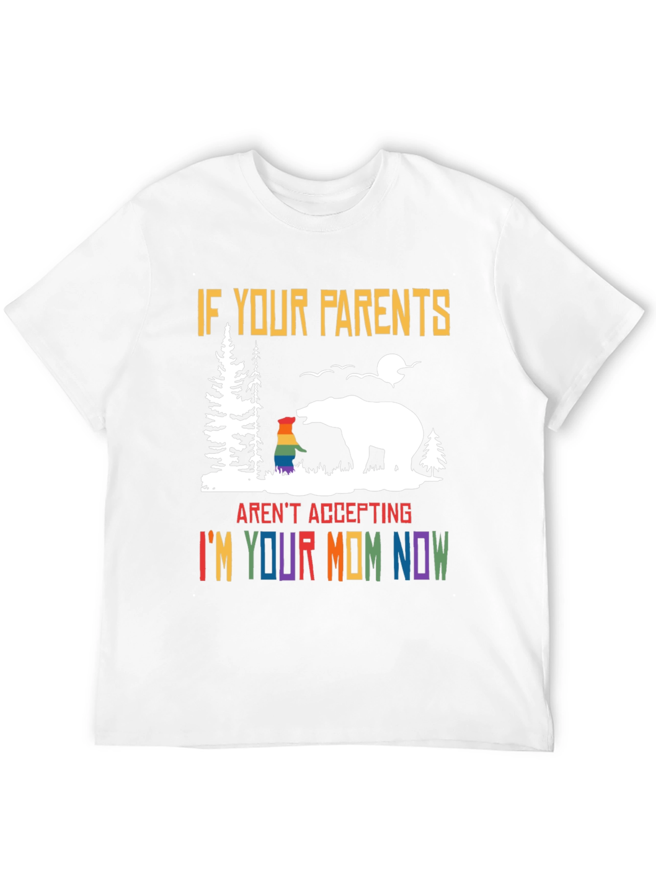 Accepting Mom Pride T-Shirt LGBTQ
