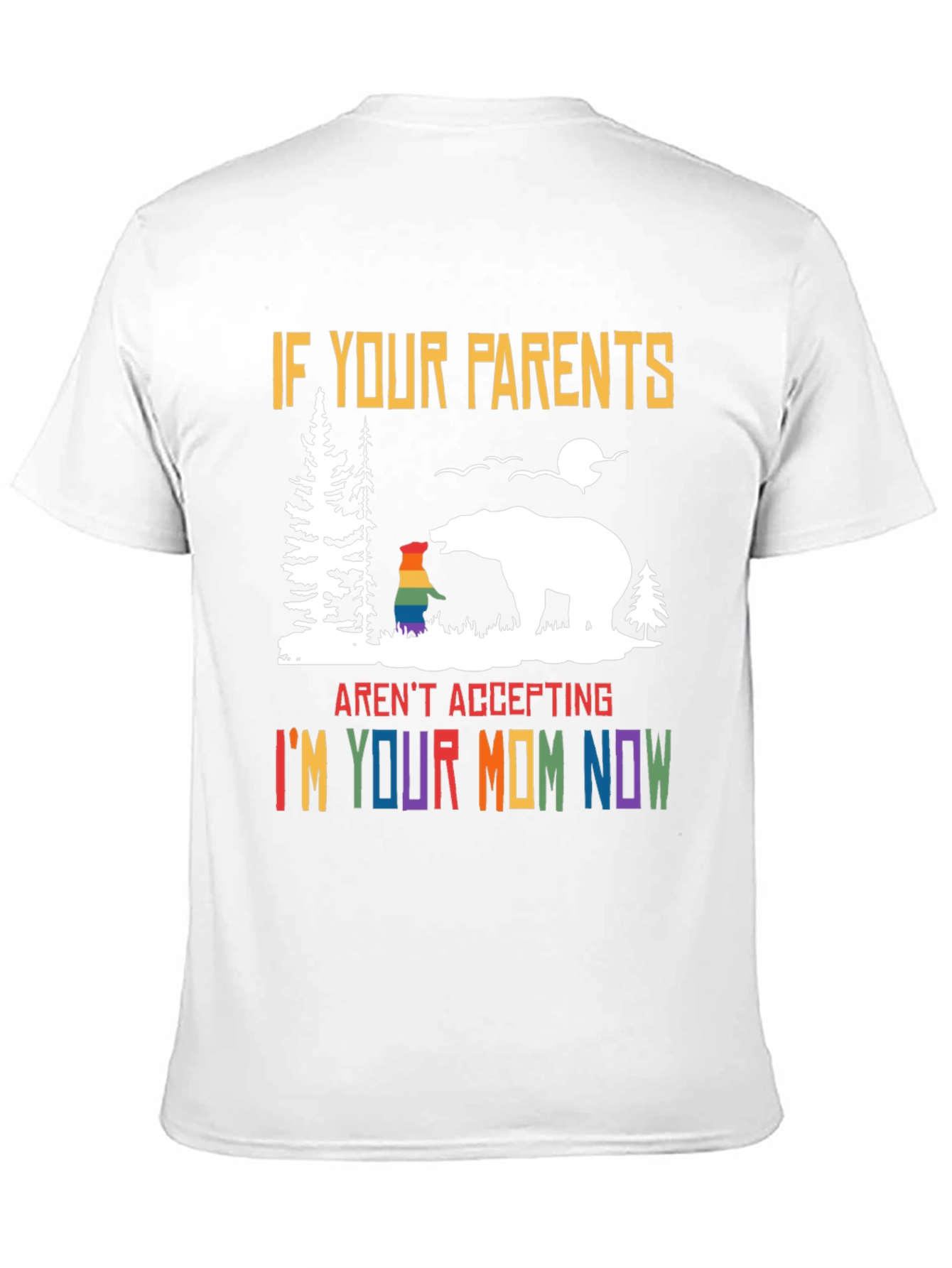 Accepting Mom Pride T-Shirt LGBTQ