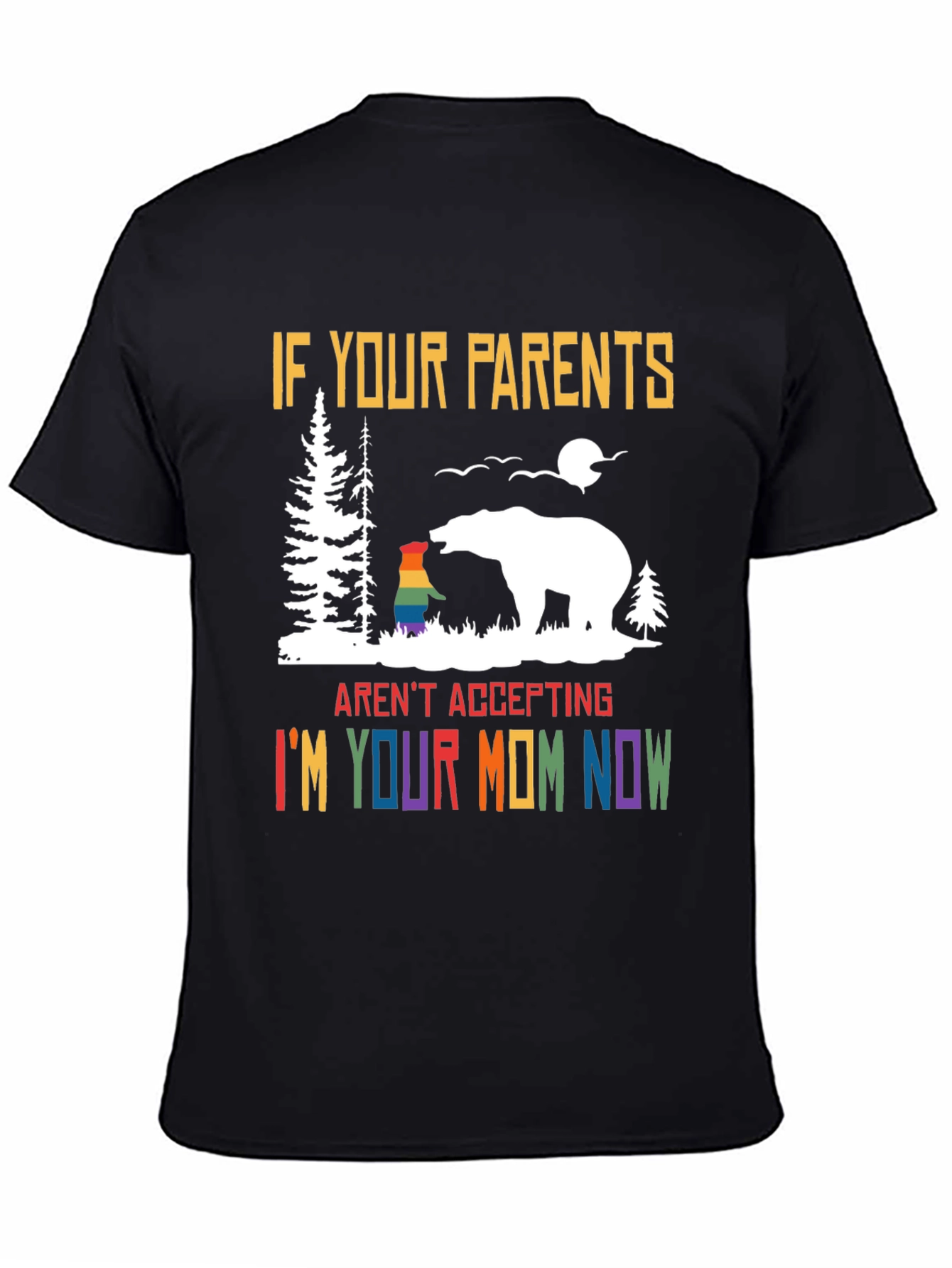 Accepting Mom Pride T-Shirt LGBTQ