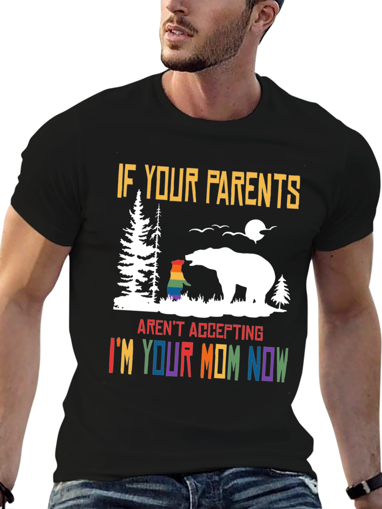 Accepting Mom Pride T-Shirt LGBTQ