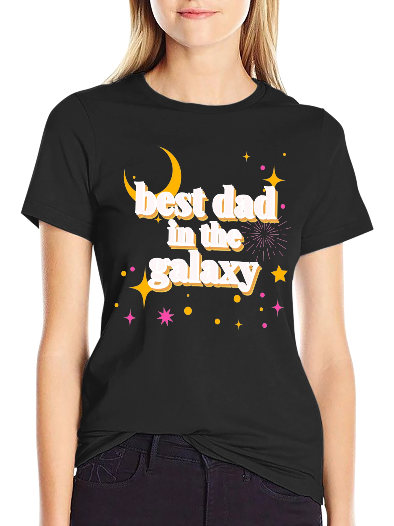 Best Dad in the Galaxy Graphic Tee