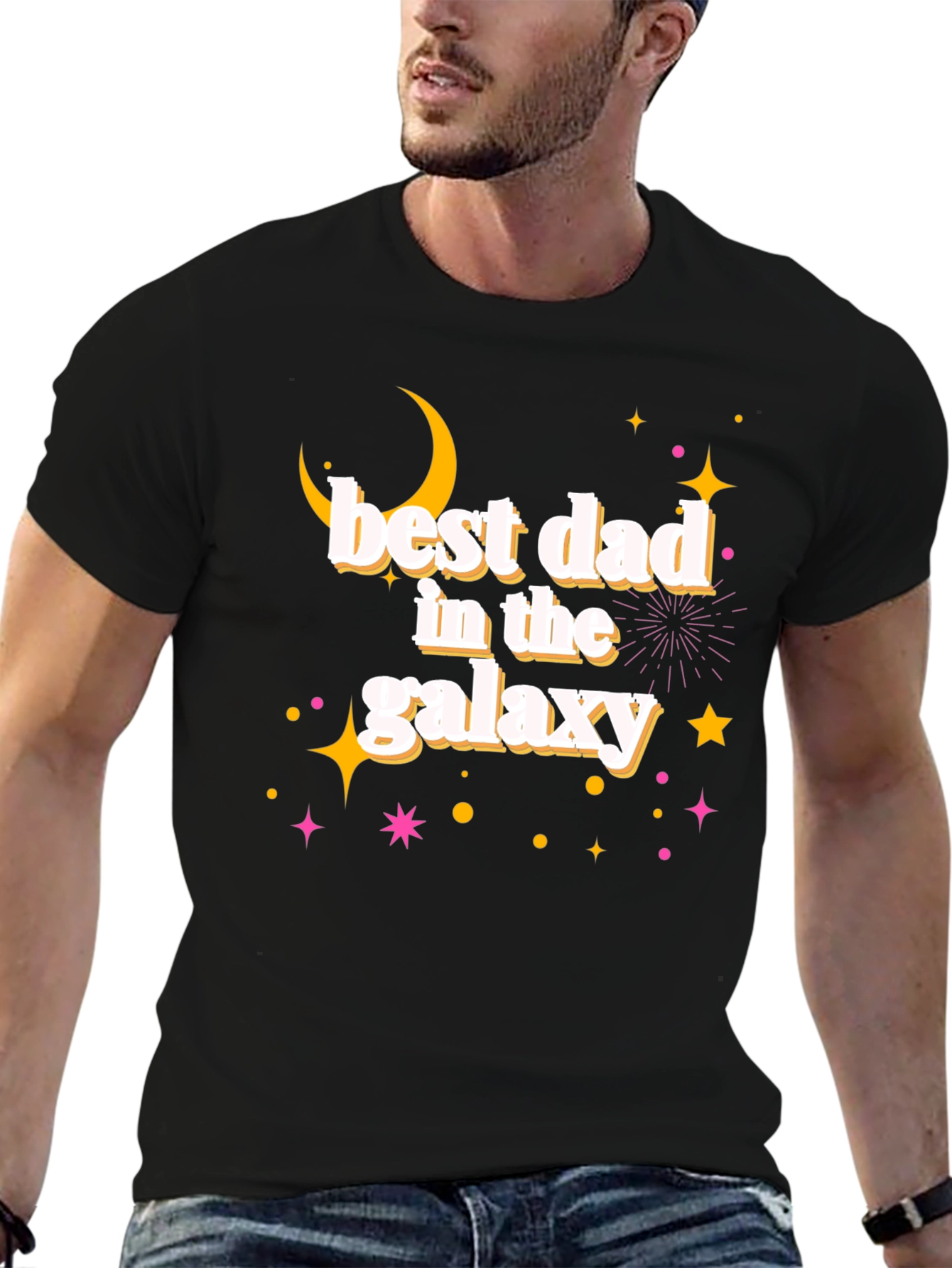Best Dad in the Galaxy Graphic Tee