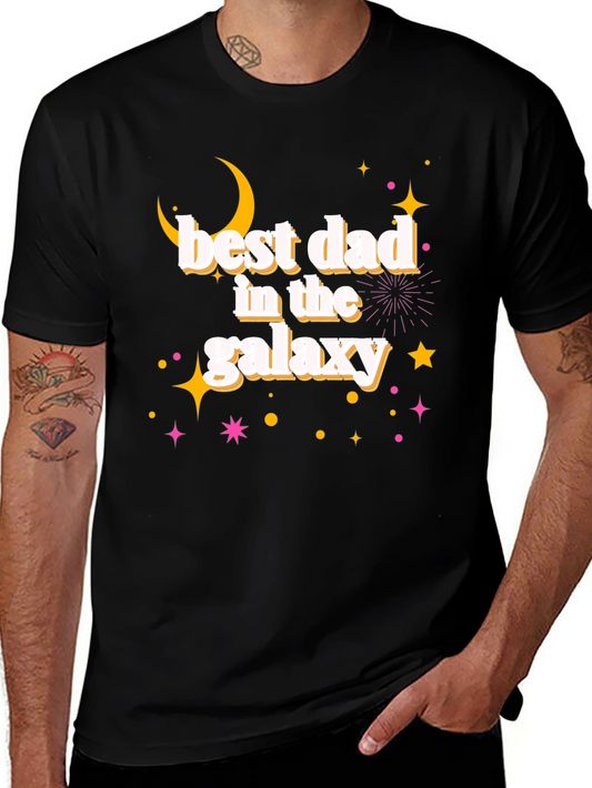 Best Dad in the Galaxy Graphic Tee