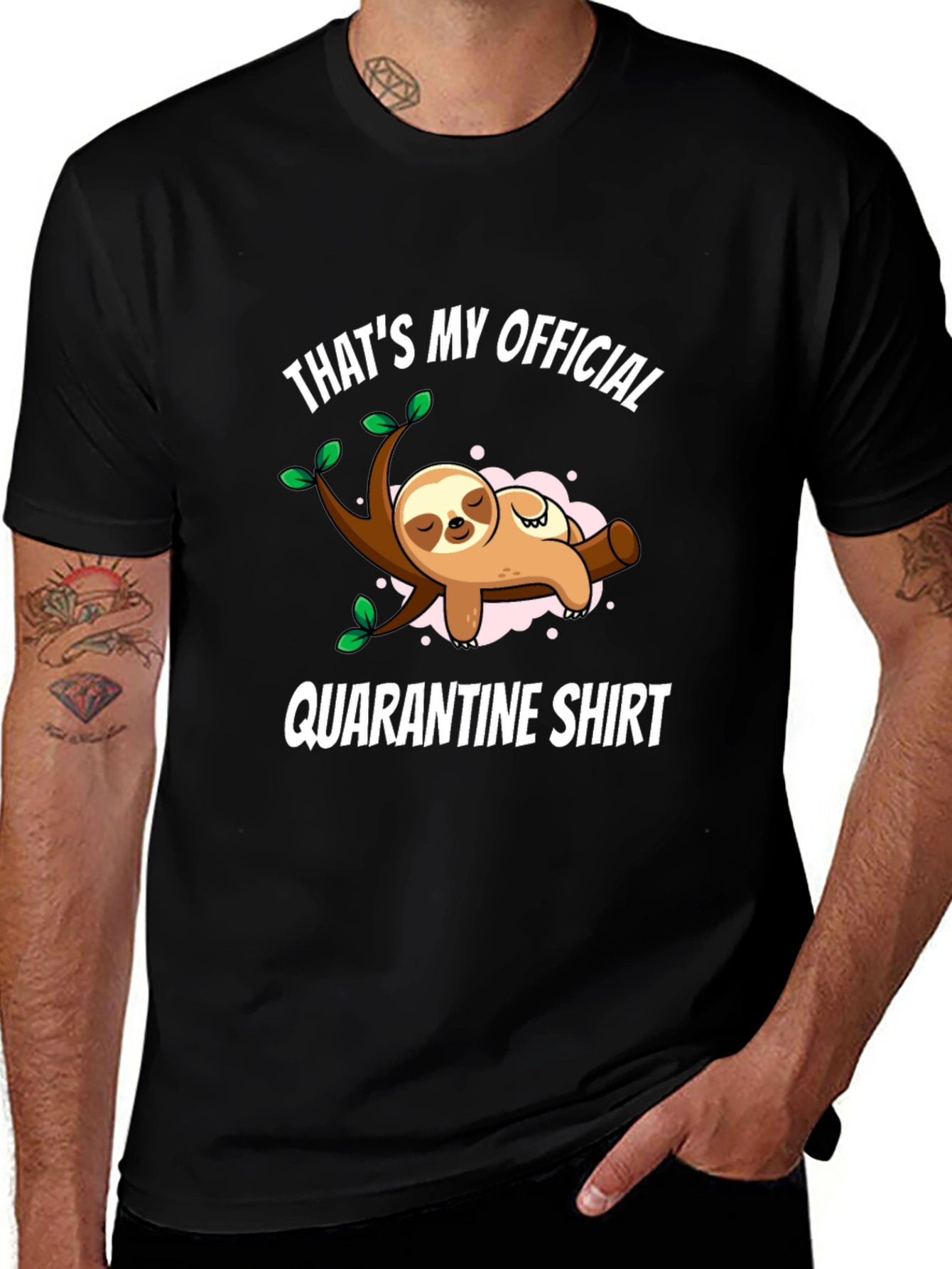 Thats My Official Quarantine Sloth Shirt
