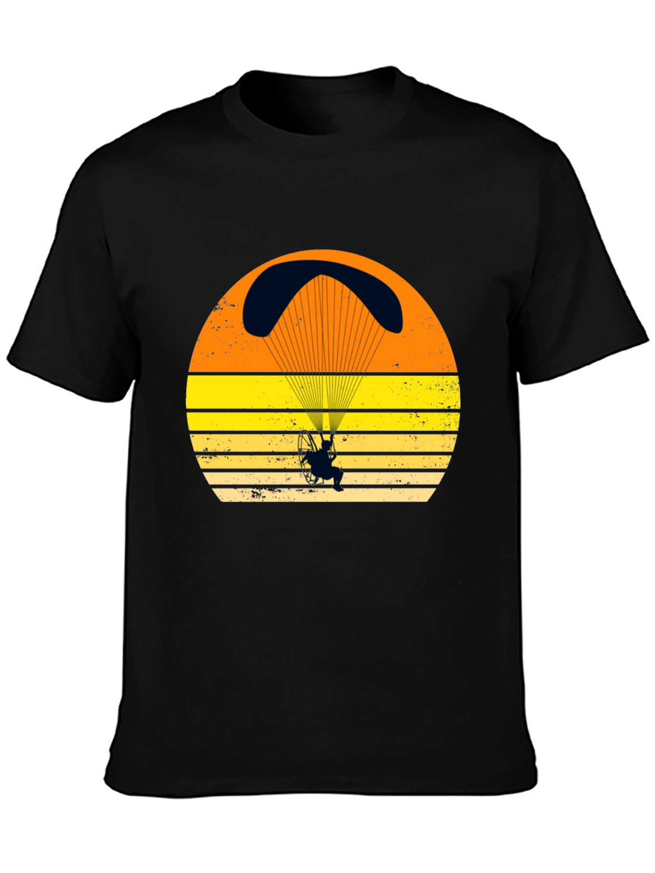 Sunset Powered Paragliding Graphic Tee