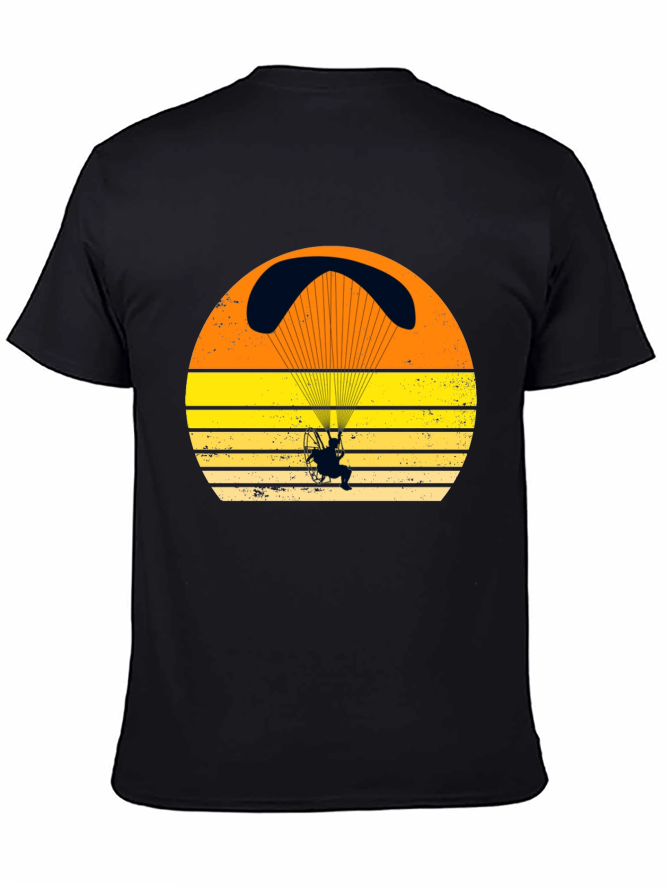 Sunset Powered Paragliding Graphic Tee