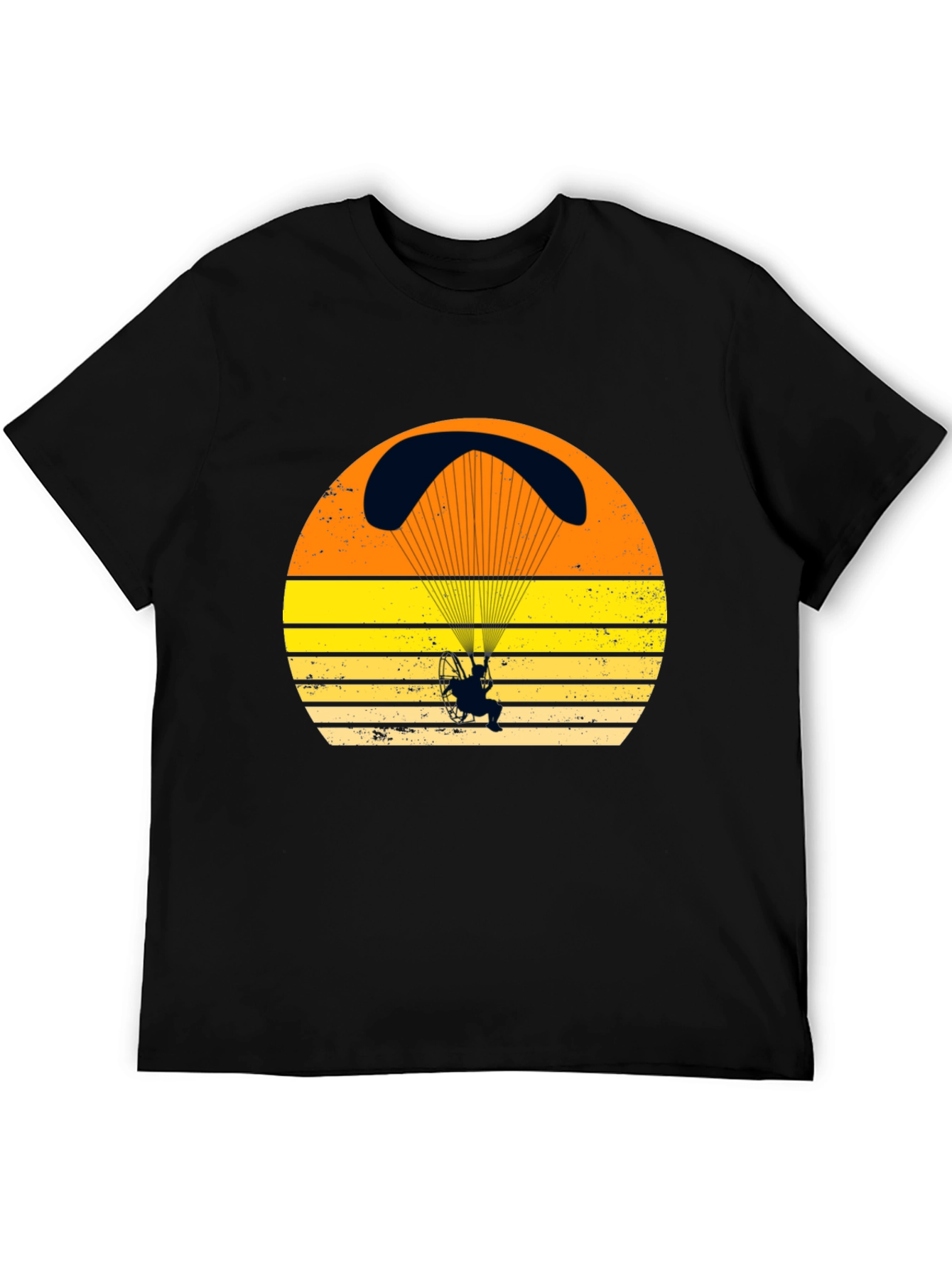 Sunset Powered Paragliding Graphic Tee