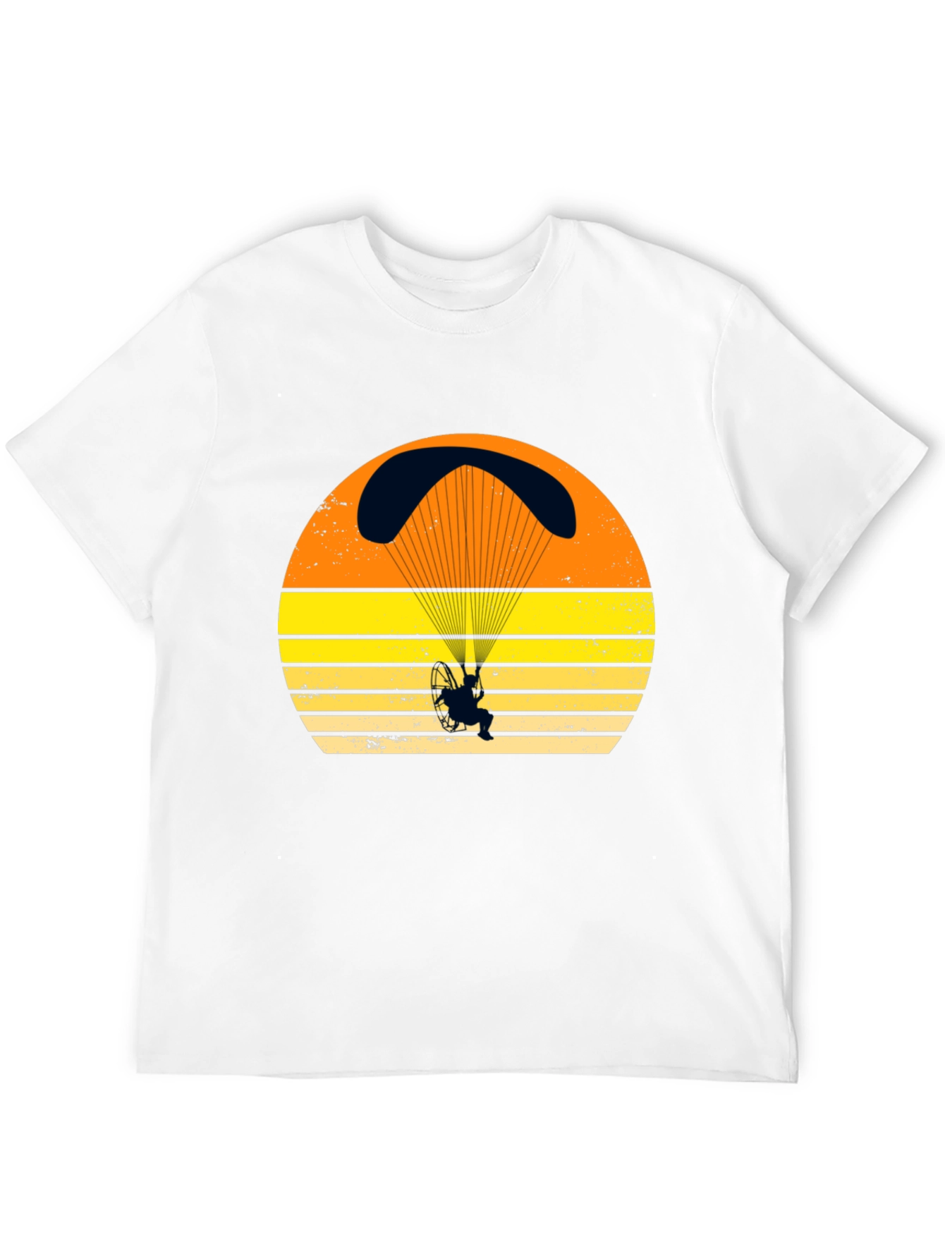 Sunset Powered Paragliding Graphic Tee