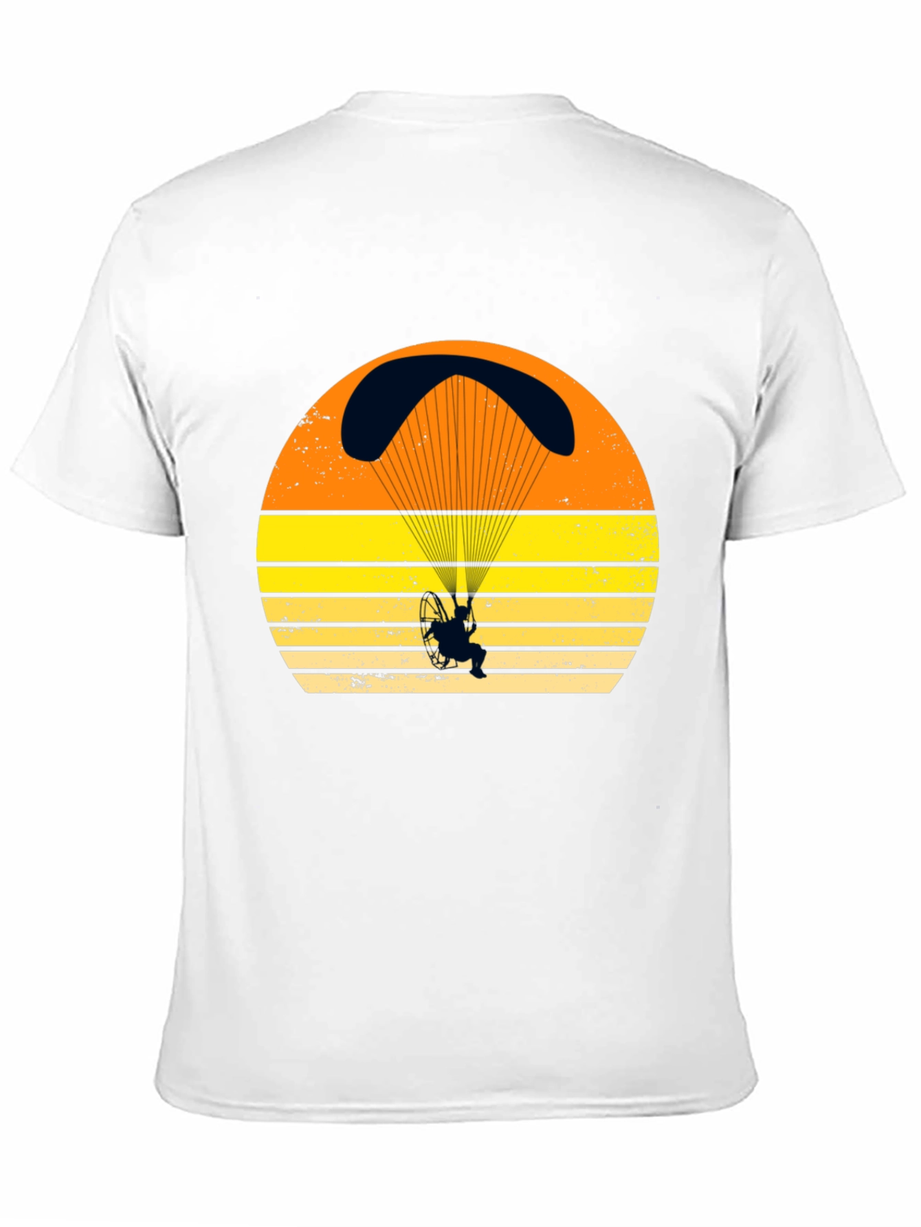 Sunset Powered Paragliding Graphic Tee