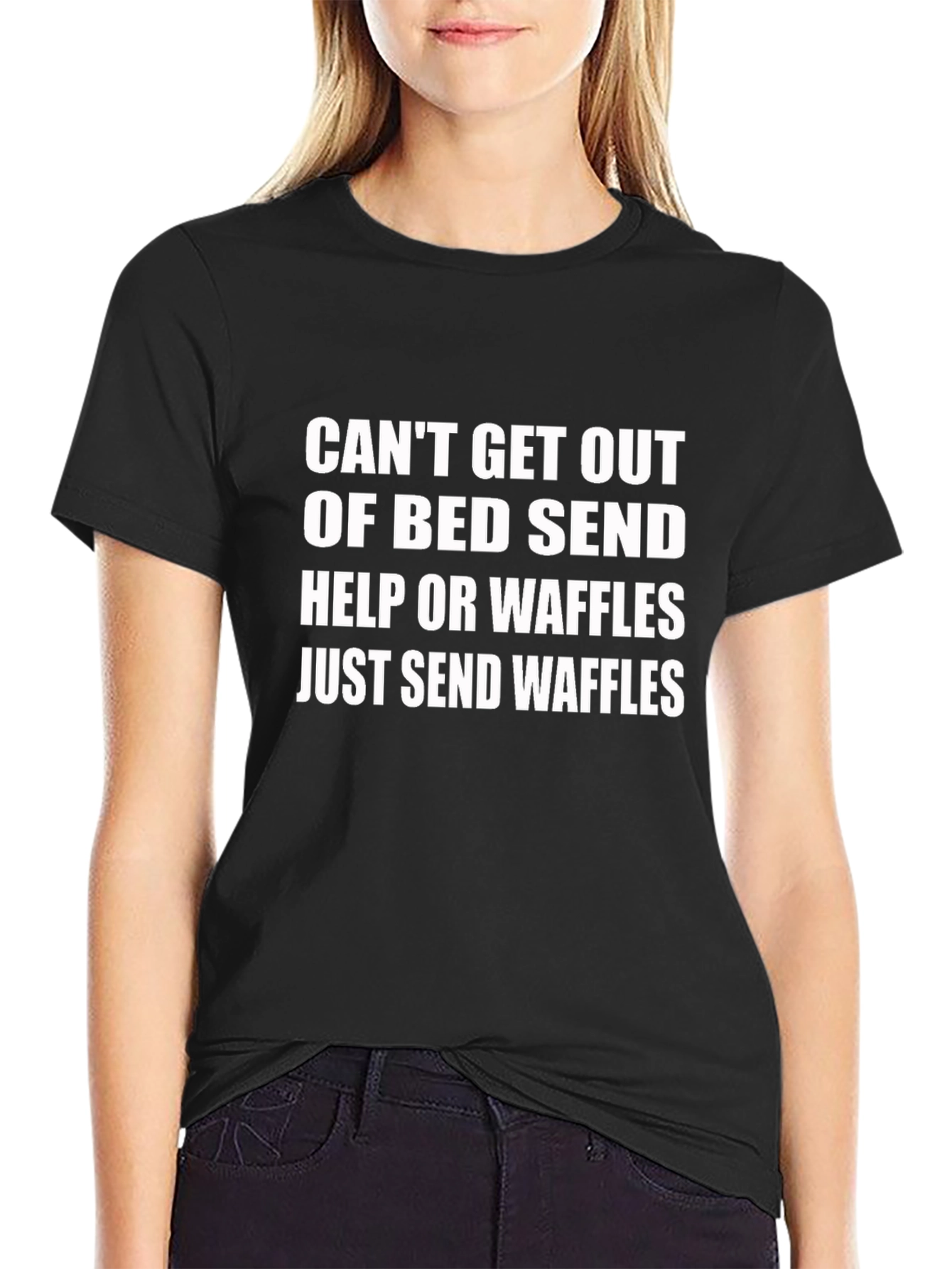 Waffles Please! Mens Graphic T-Shirt