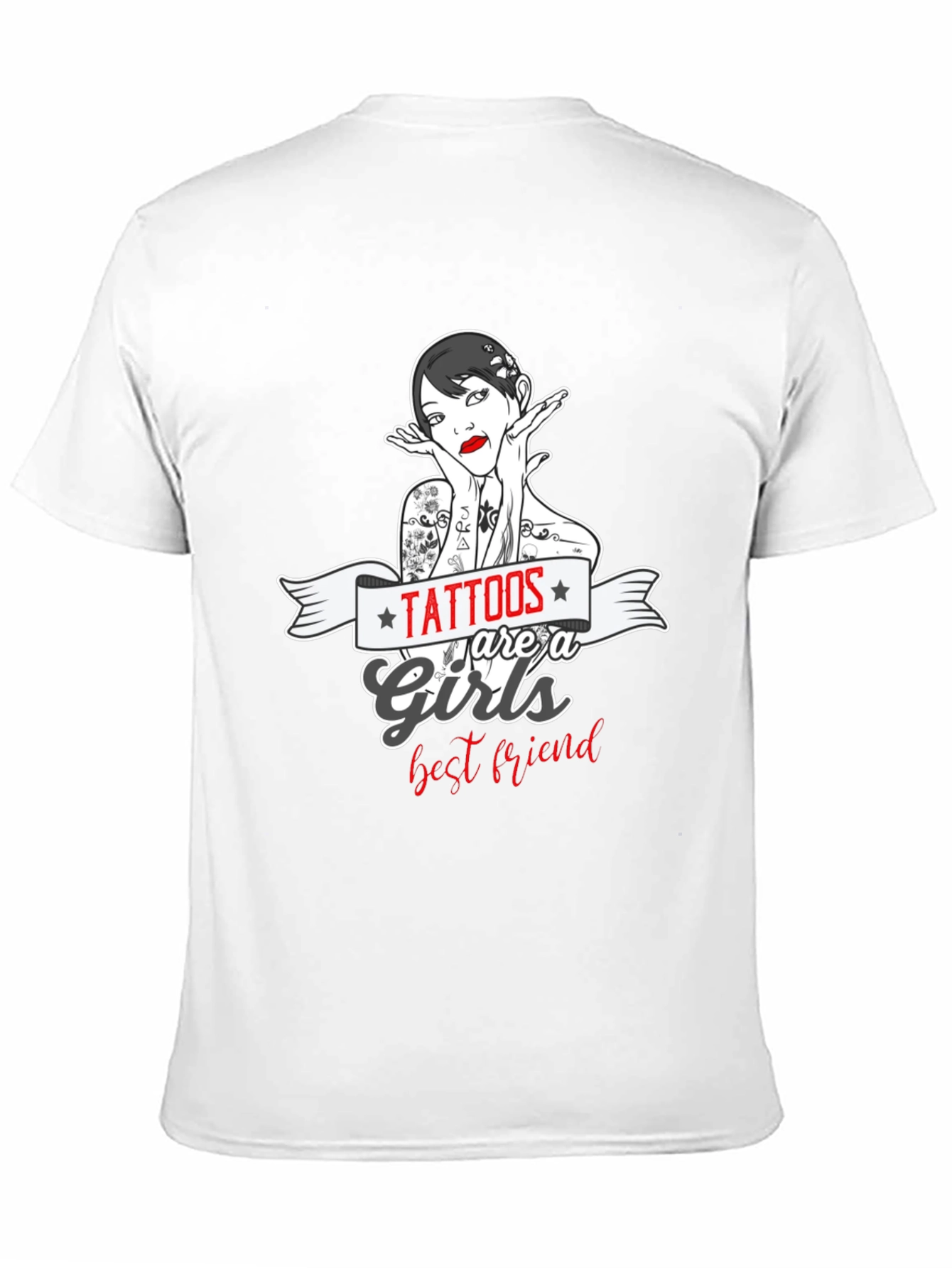 Tattoos Are a Girls Best Friend Graphic T-Shirt