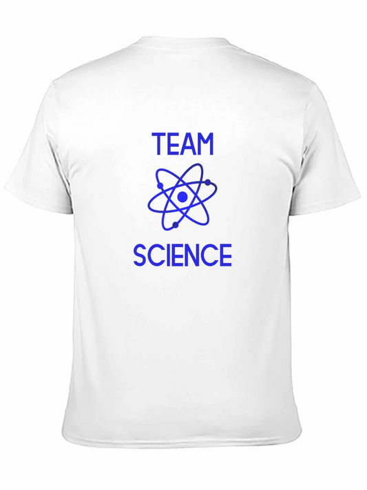 Team Science Graphic T-Shirt - Black Cotton Tee