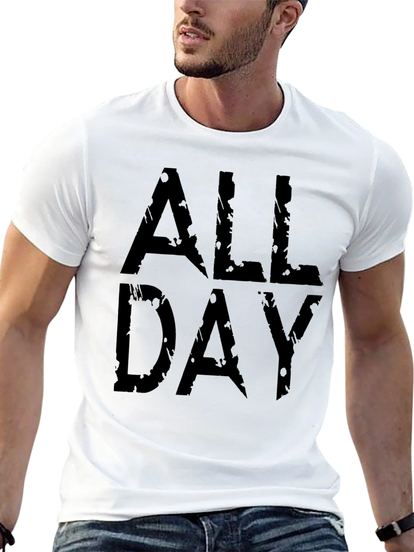 All Day Graphic Black T-Shirt