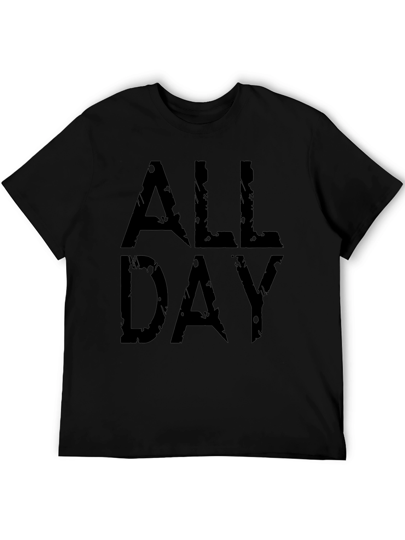 All Day Graphic Black T-Shirt