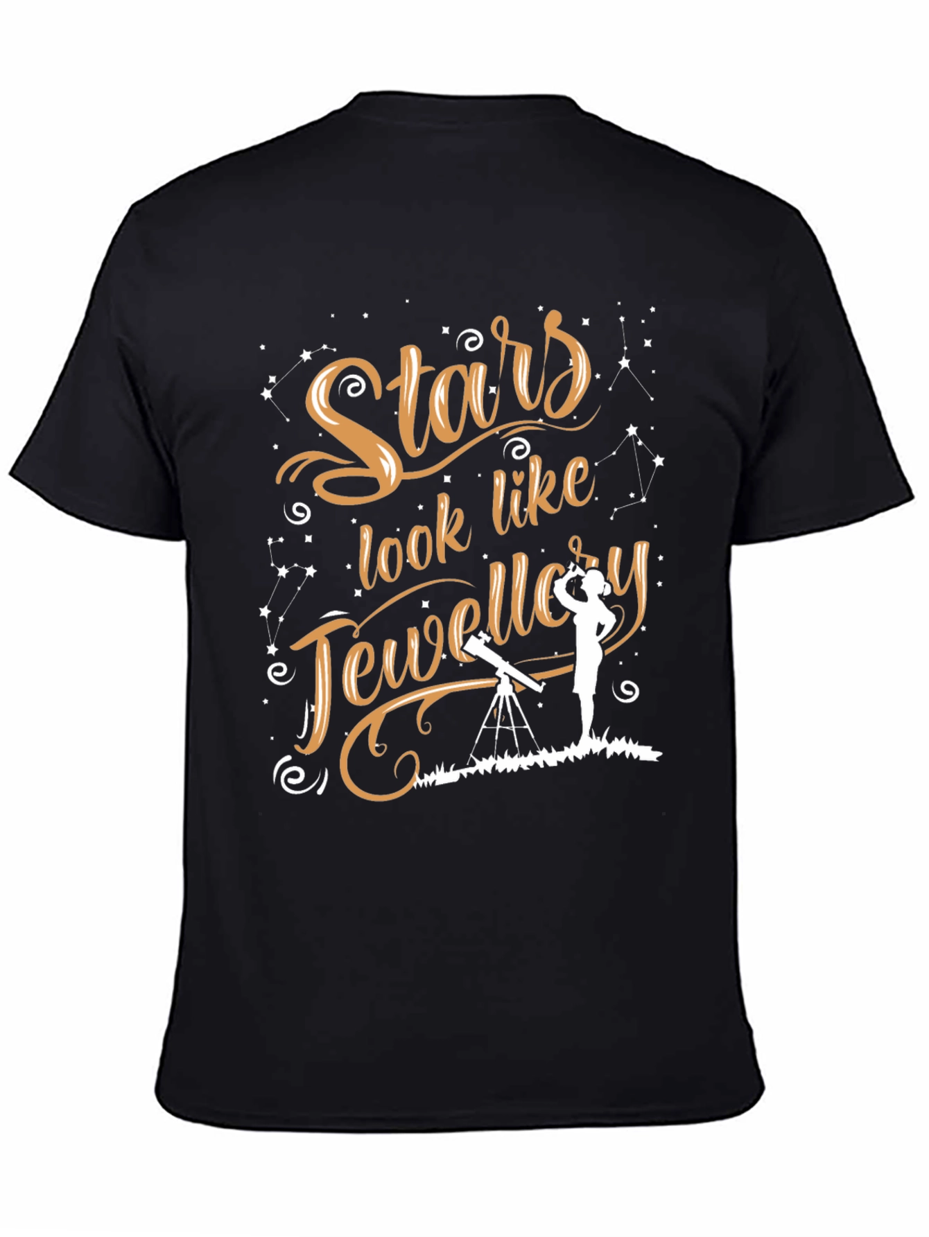 Stars Like Jewelry Graphic T-Shirt