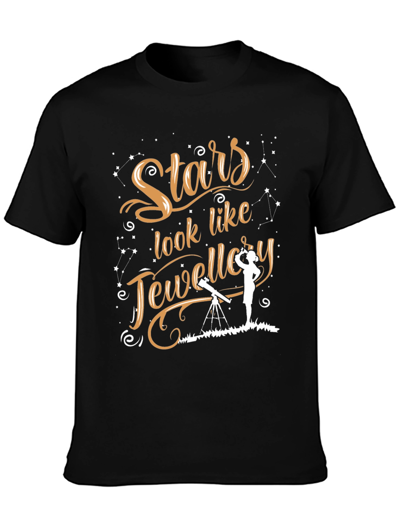 Stars Like Jewelry Graphic T-Shirt