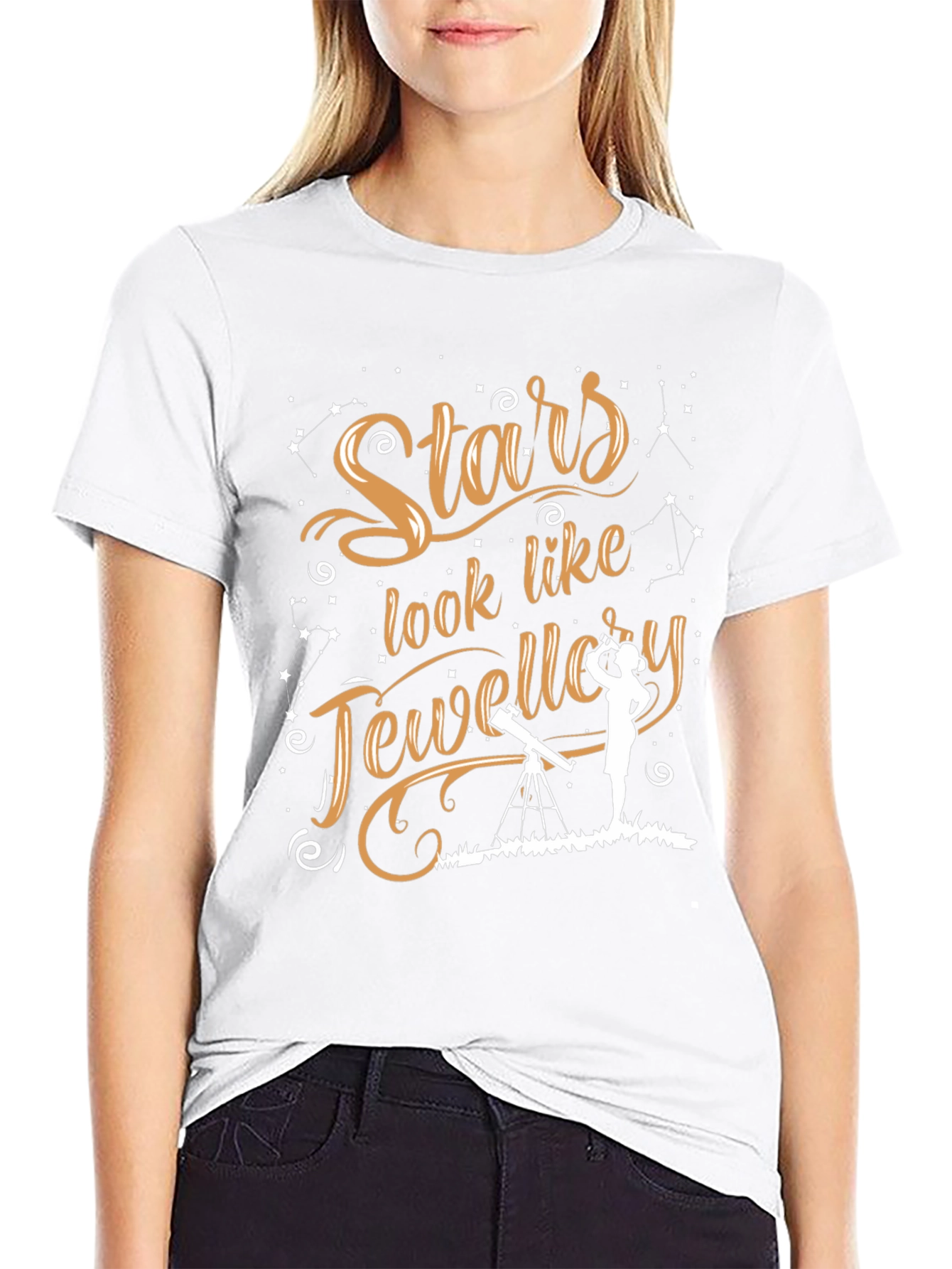 Stars Like Jewelry Graphic T-Shirt