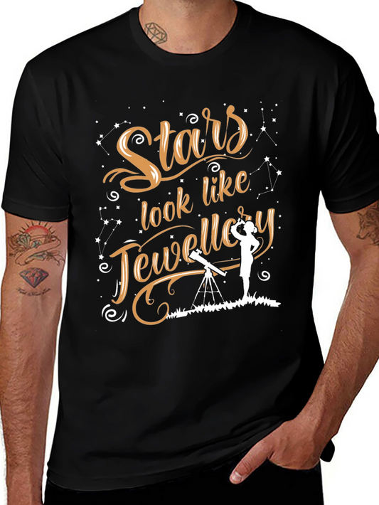 Stars Like Jewelry Graphic T-Shirt