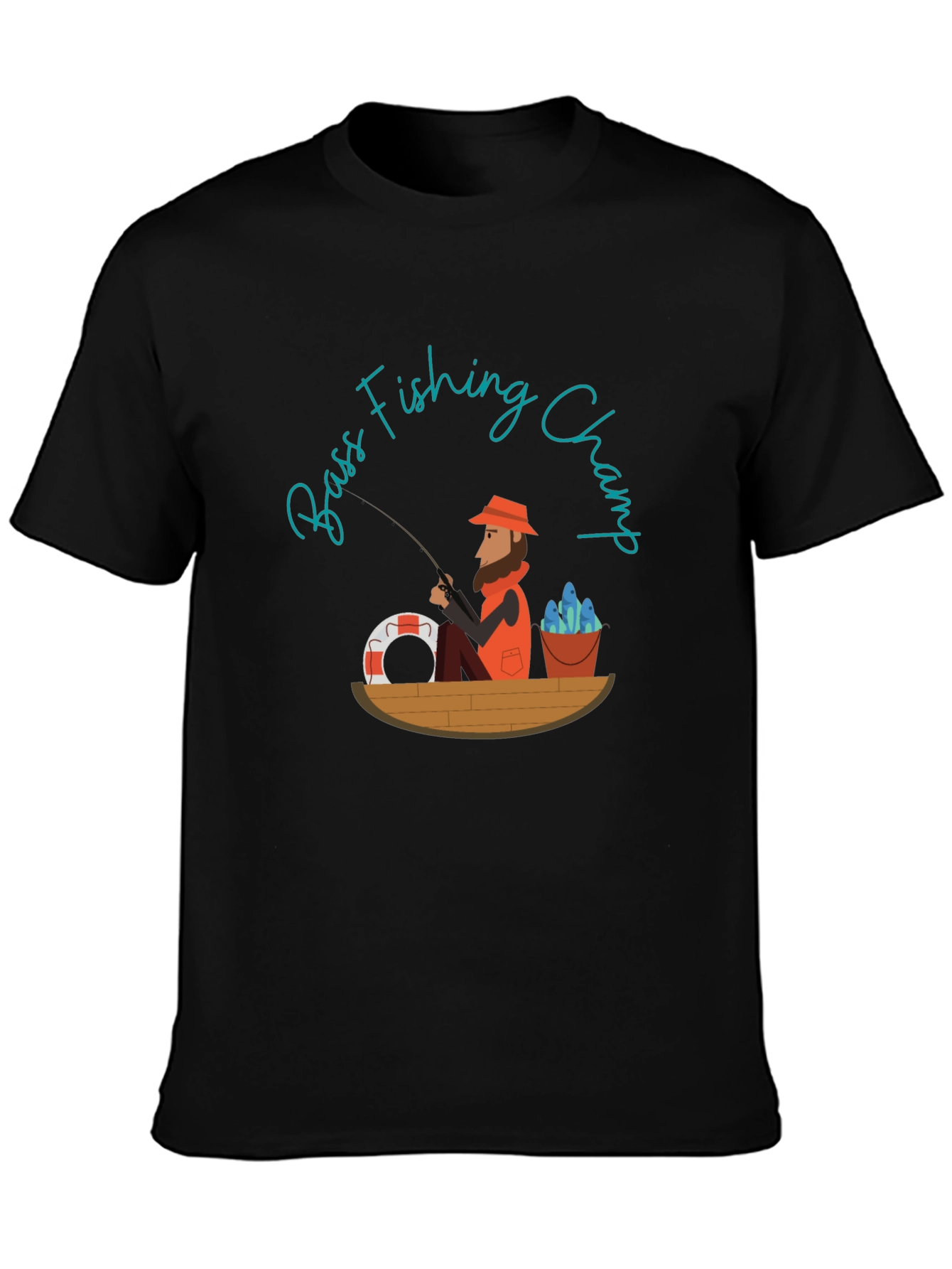 Bass Fishing Champ Graphic Tee