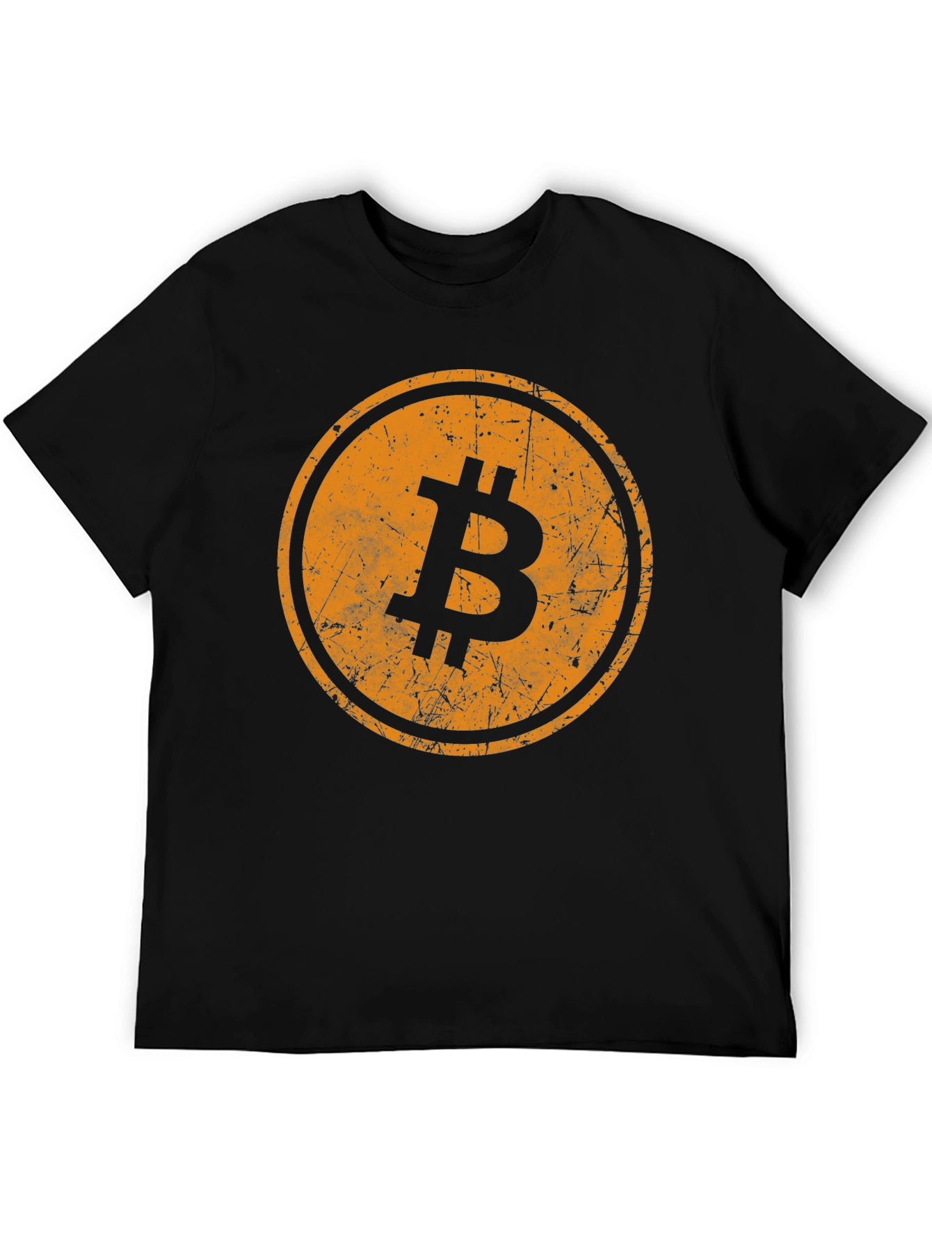 Bitcoin Logo Black T-Shirt - Crypto Currency Tee