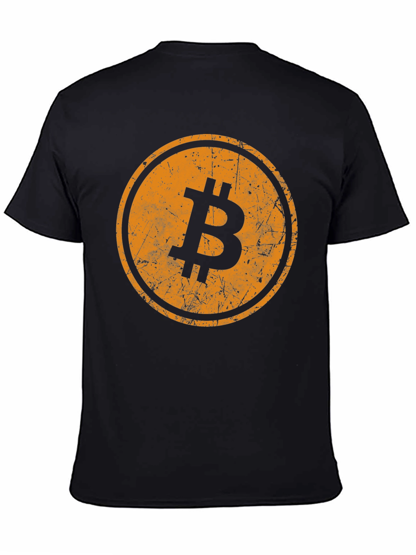 Bitcoin Logo Black T-Shirt - Crypto Currency Tee