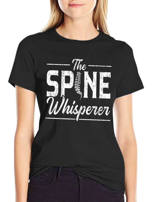 The Spine Whisperer Graphic Tee - Chiropractic Humor