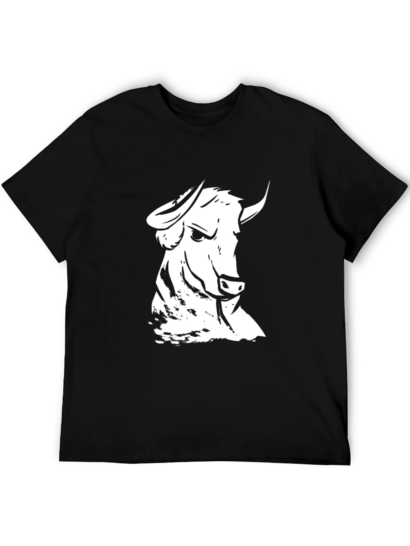 Bull Graphic Black T-Shirt - Bold Streetwear