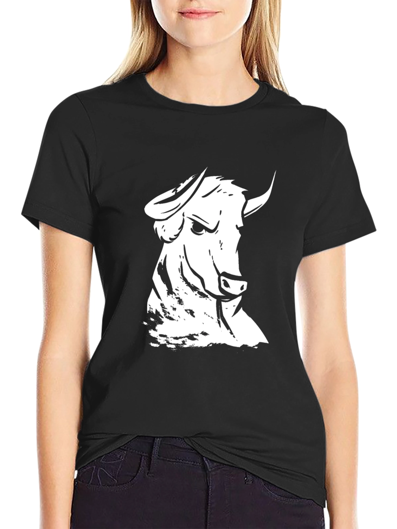 Bull Graphic Black T-Shirt - Bold Streetwear