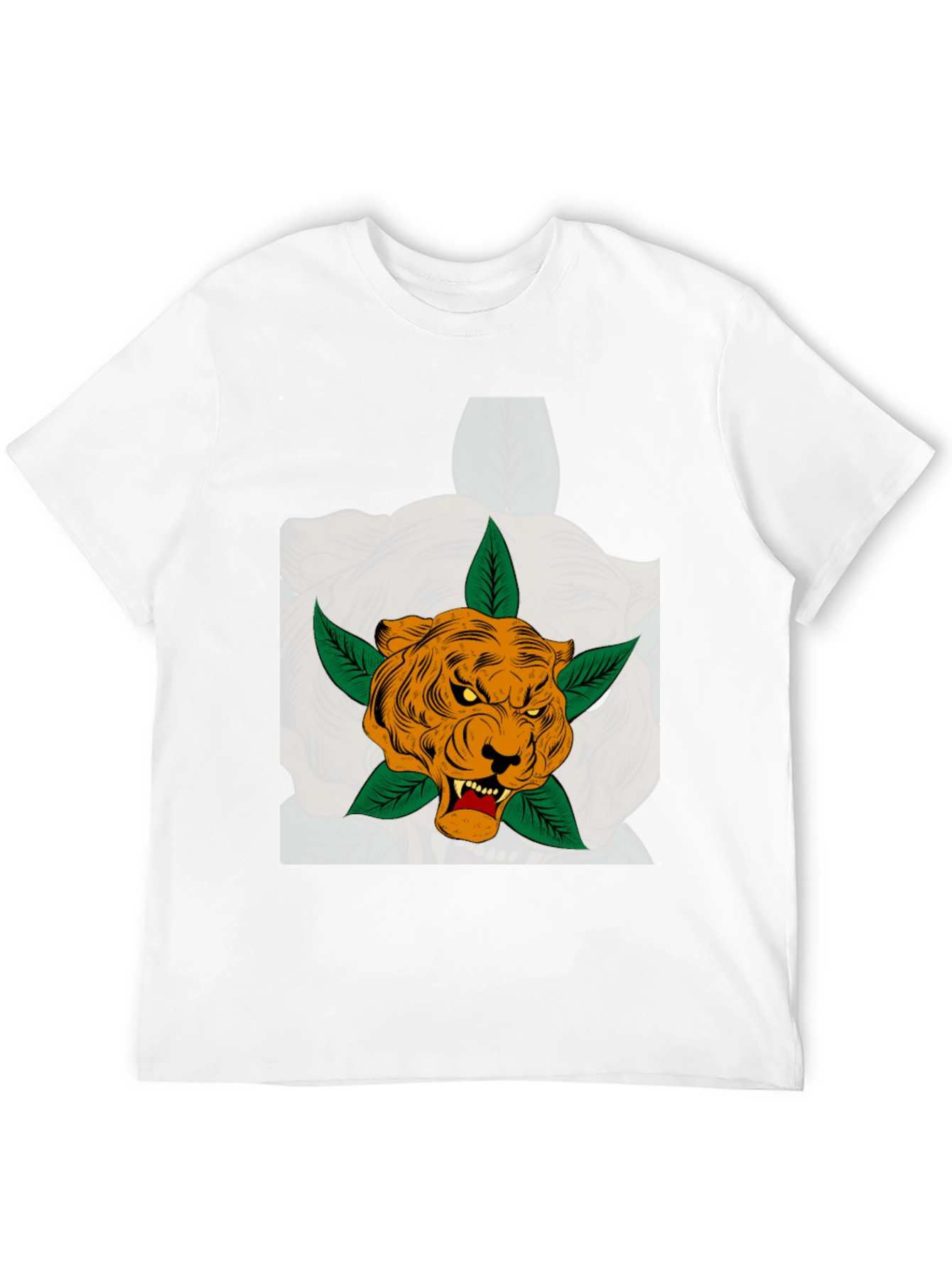 Tiger Tee - Mens Black Graphic T-Shirt
