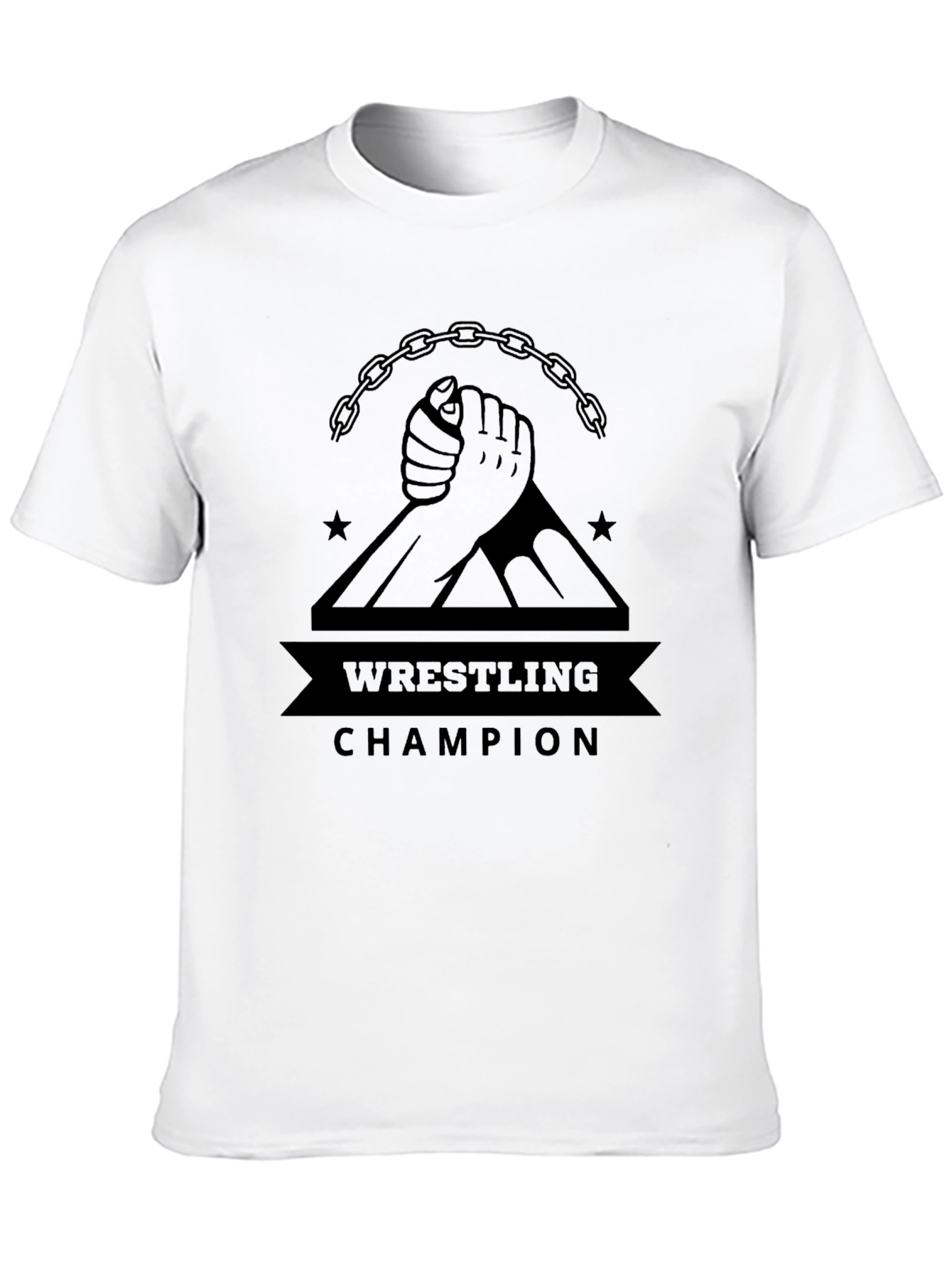 Wrestling Champion Graphic T-Shirt