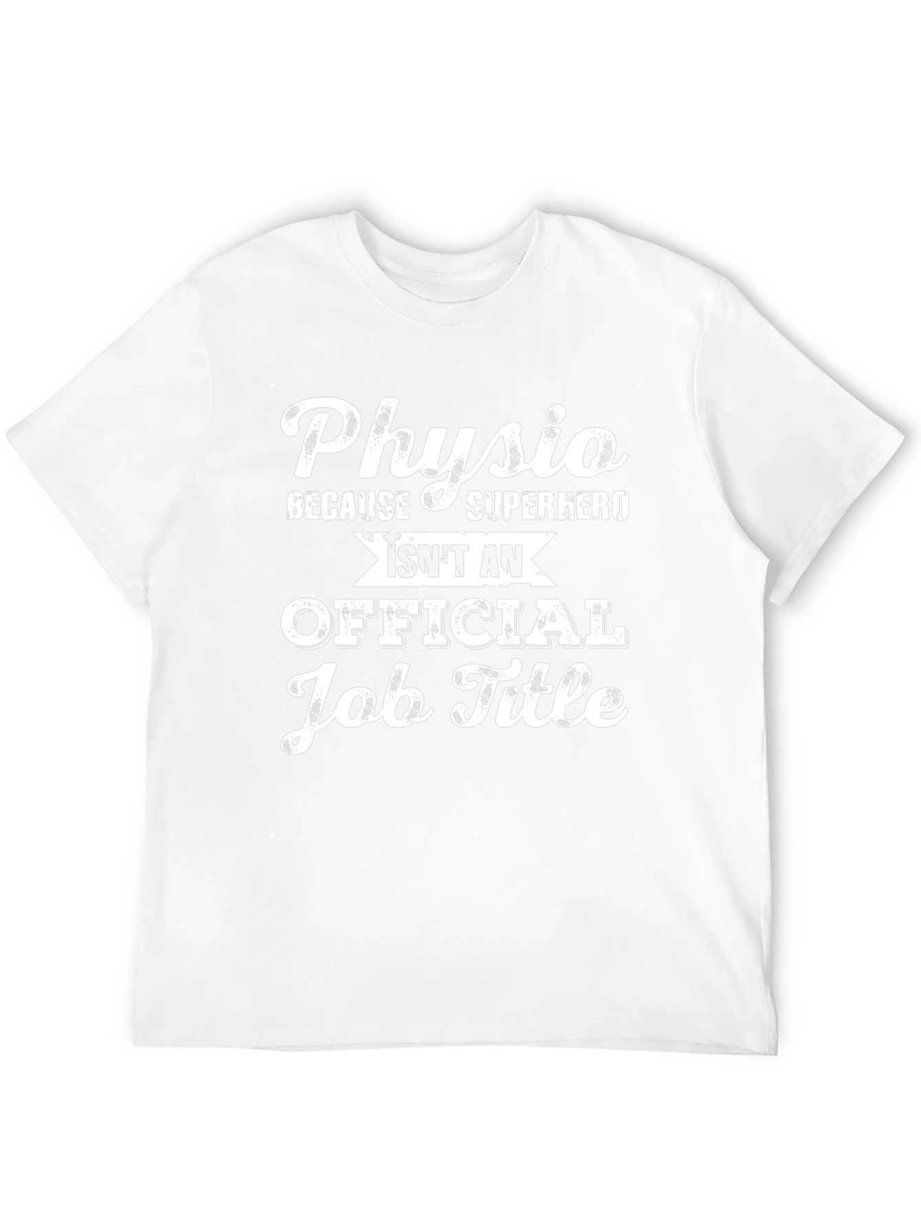 Physio Superhero Job Title T-Shirt