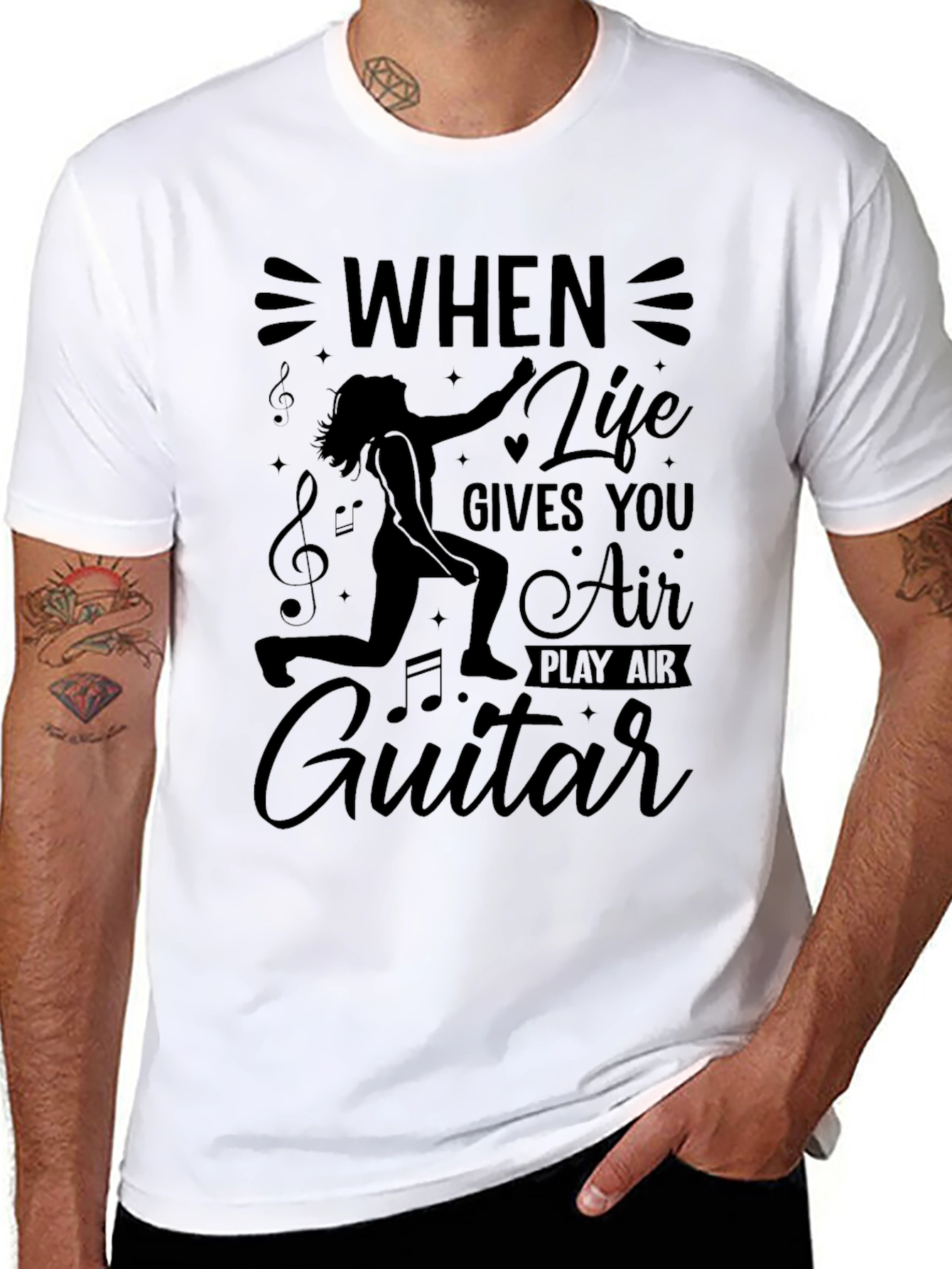 Air Guitar T-Shirt - Life Gives You Air