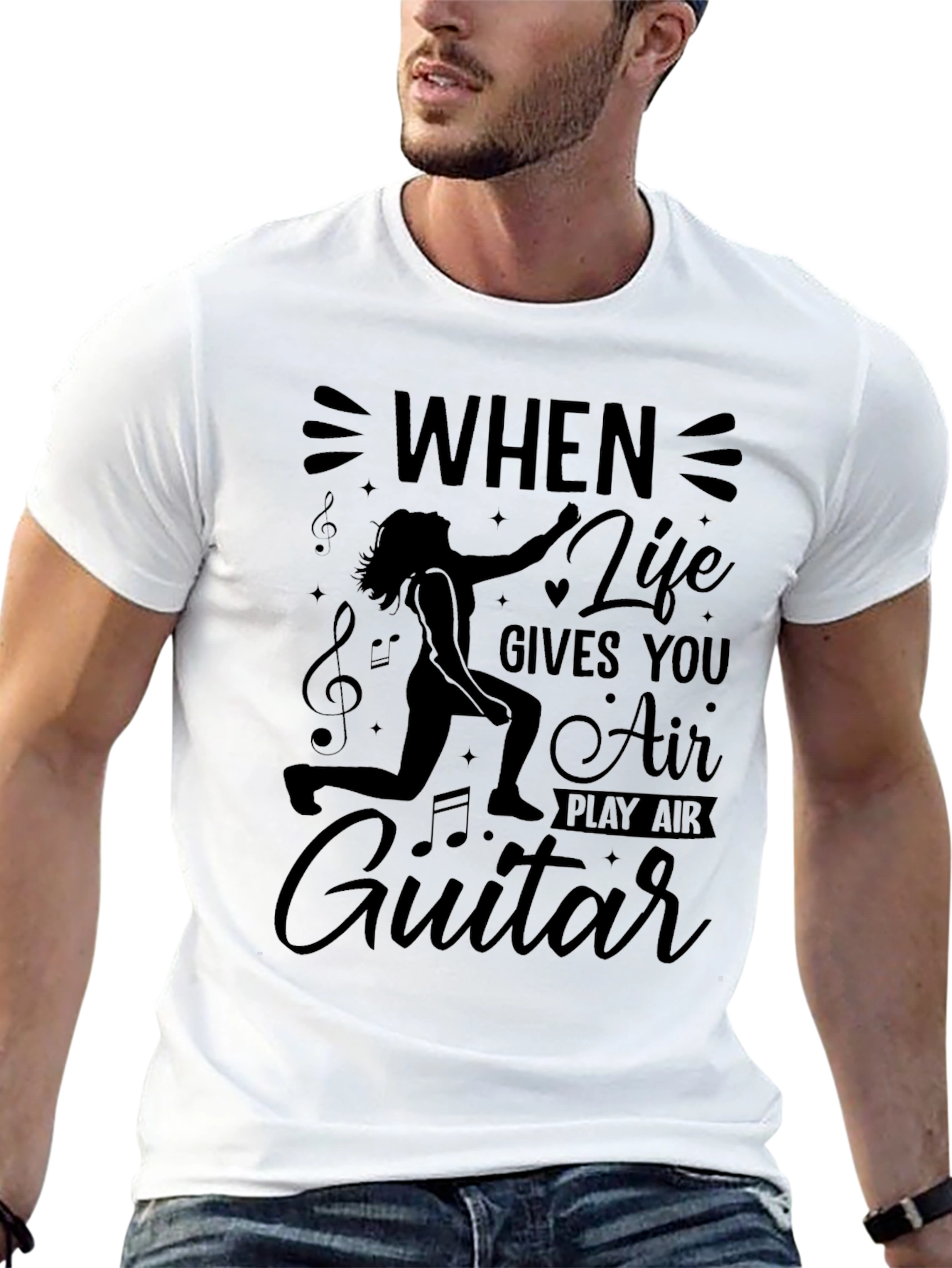 Air Guitar T-Shirt - Life Gives You Air