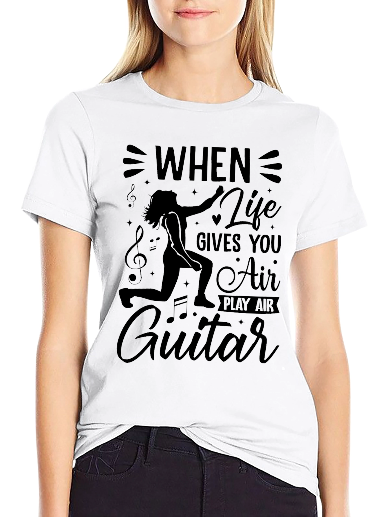 Air Guitar T-Shirt - Life Gives You Air