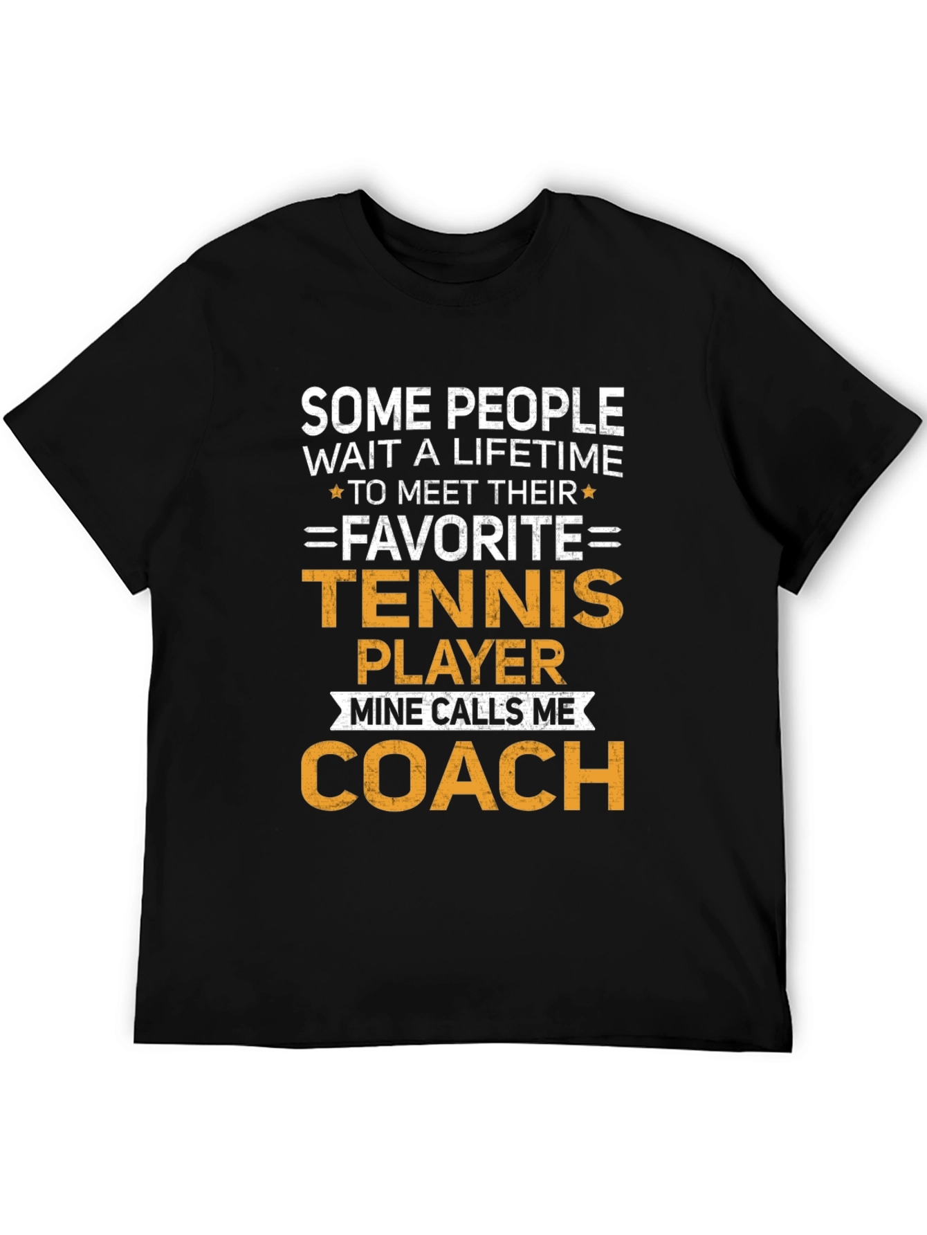 Tennis Coach T-Shirt - Favorite Player Design
