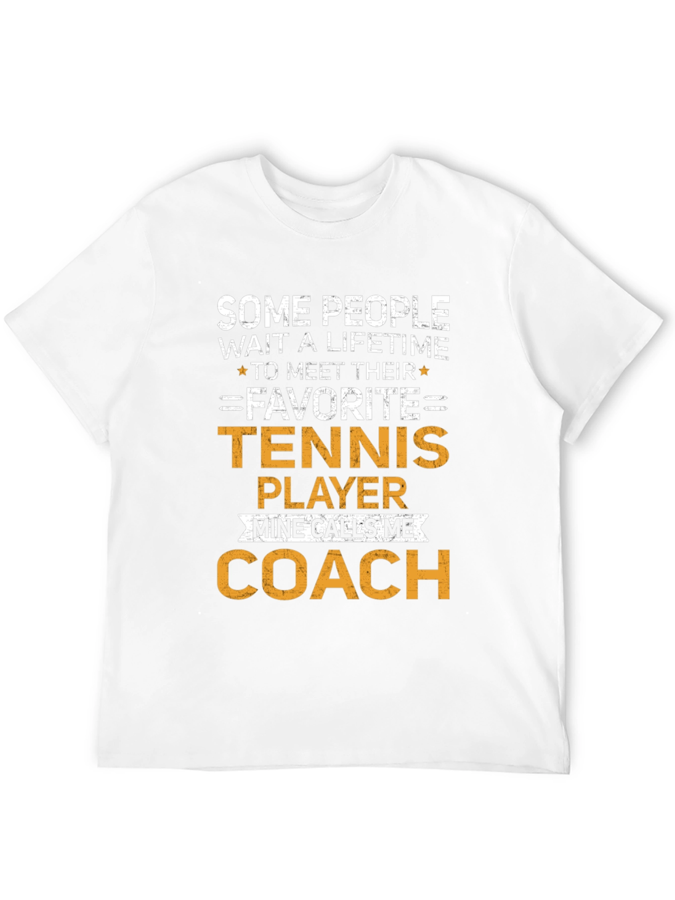 Tennis Coach T-Shirt - Favorite Player Design